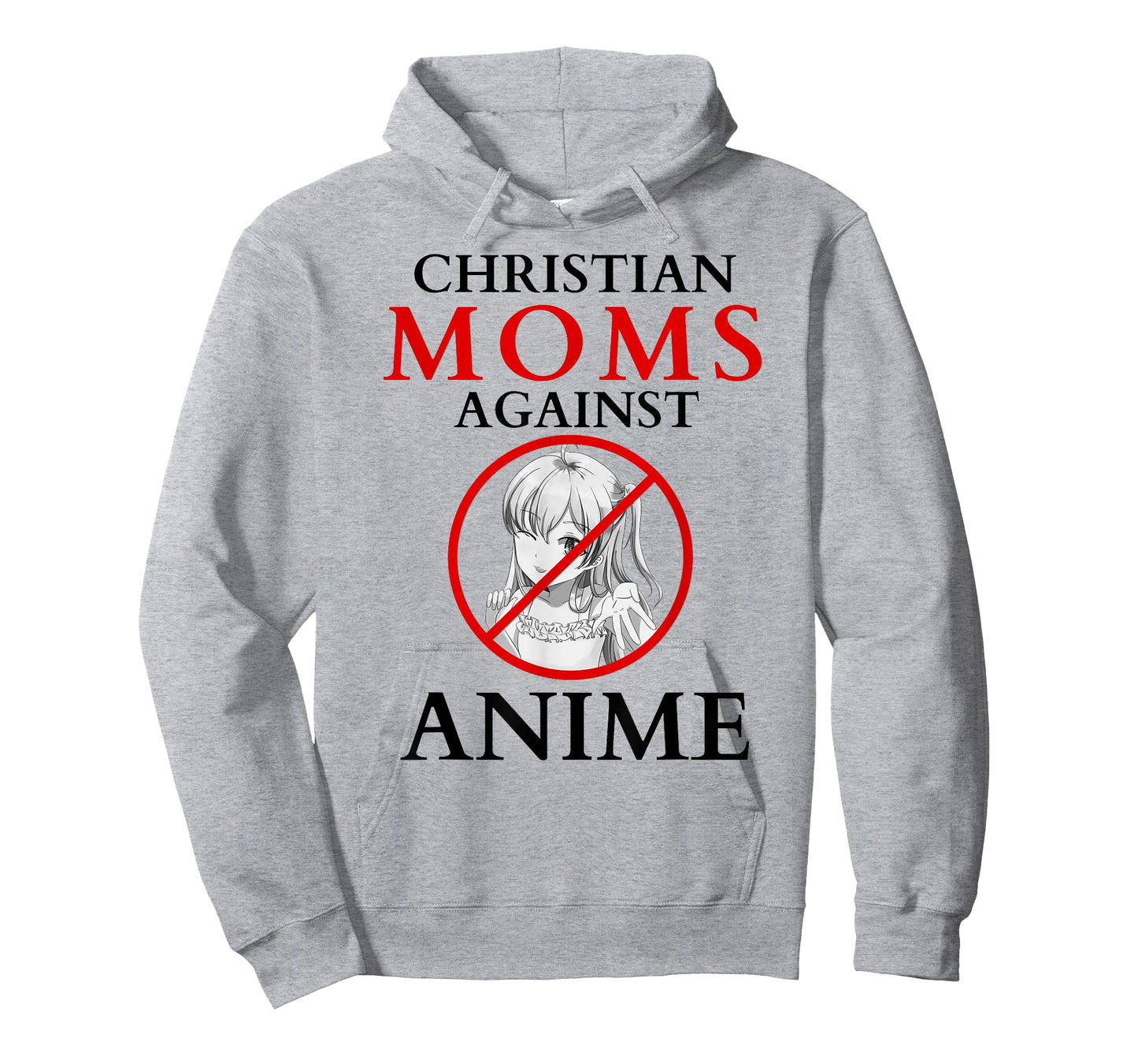 Christian moms against anime funny T-Shirt
