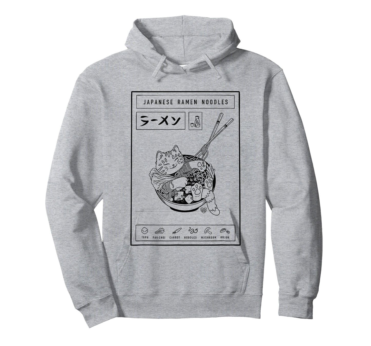 Japanese Ramen Noodles Cat T-Shirt