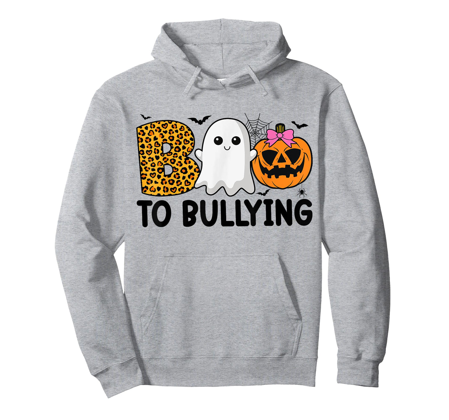 Boo Anti Bullying Funny Halloween Orange Unity Day Girls T-Shirt