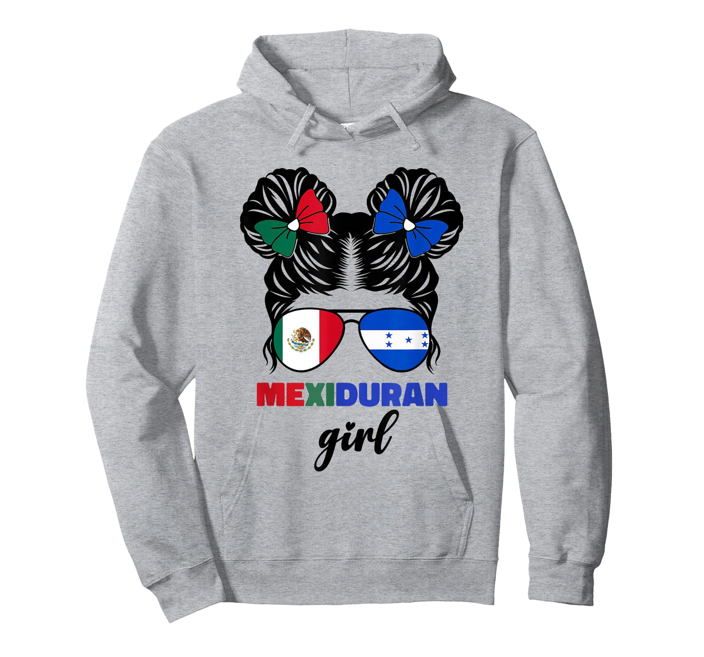 Half Mexican and Honduran Mexico Honduras Flag Girls Kids T-Shirt