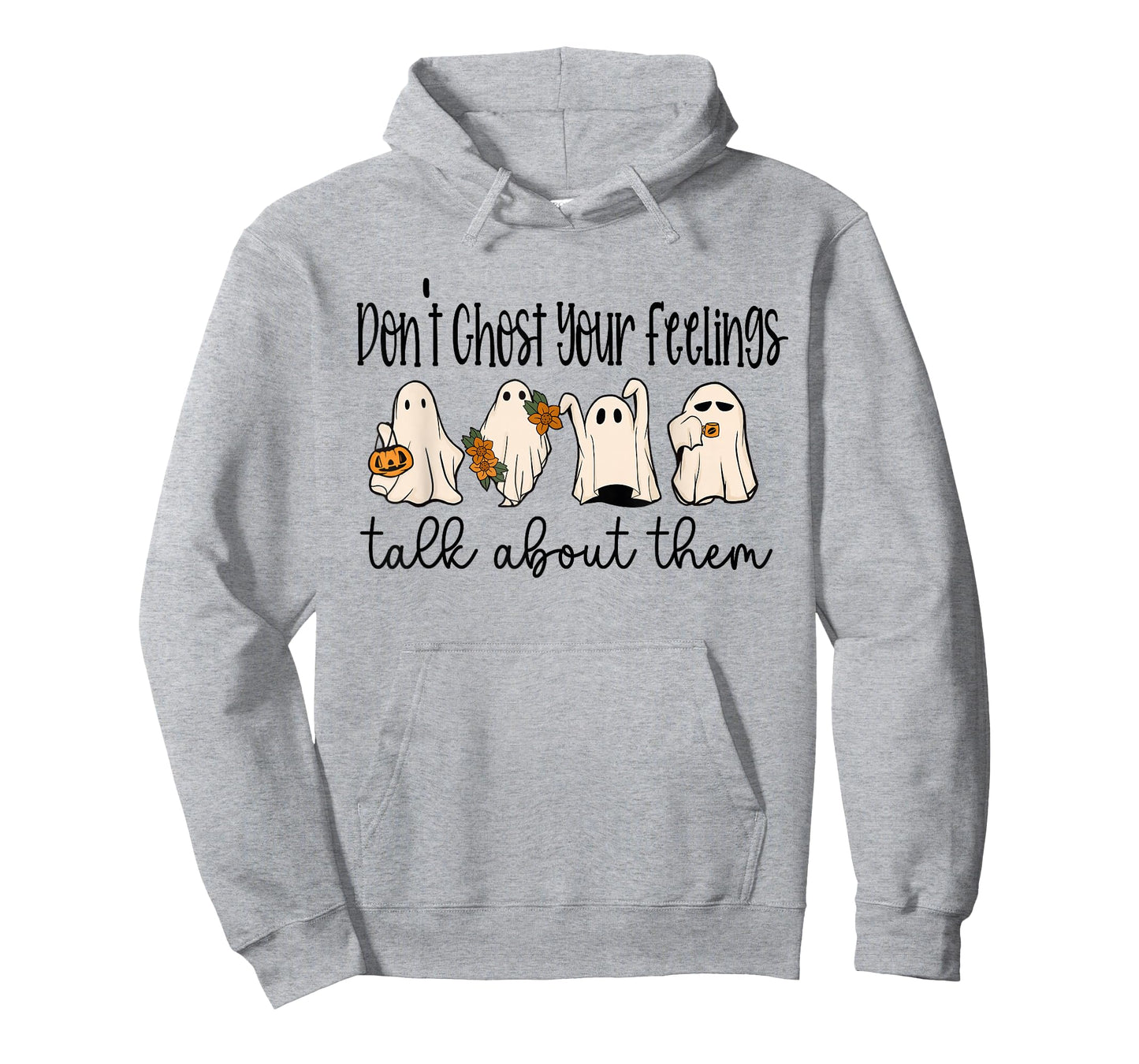 Mental Health Halloween Don't Ghost Your Feelings Halloween T-Shirt