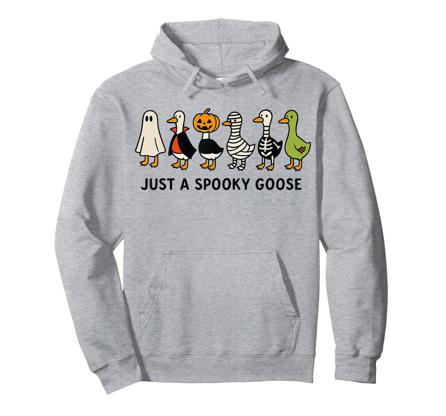 Halloween Goose Costume Funny Cartoon Spooky Animal Tee Kids T-Shirt