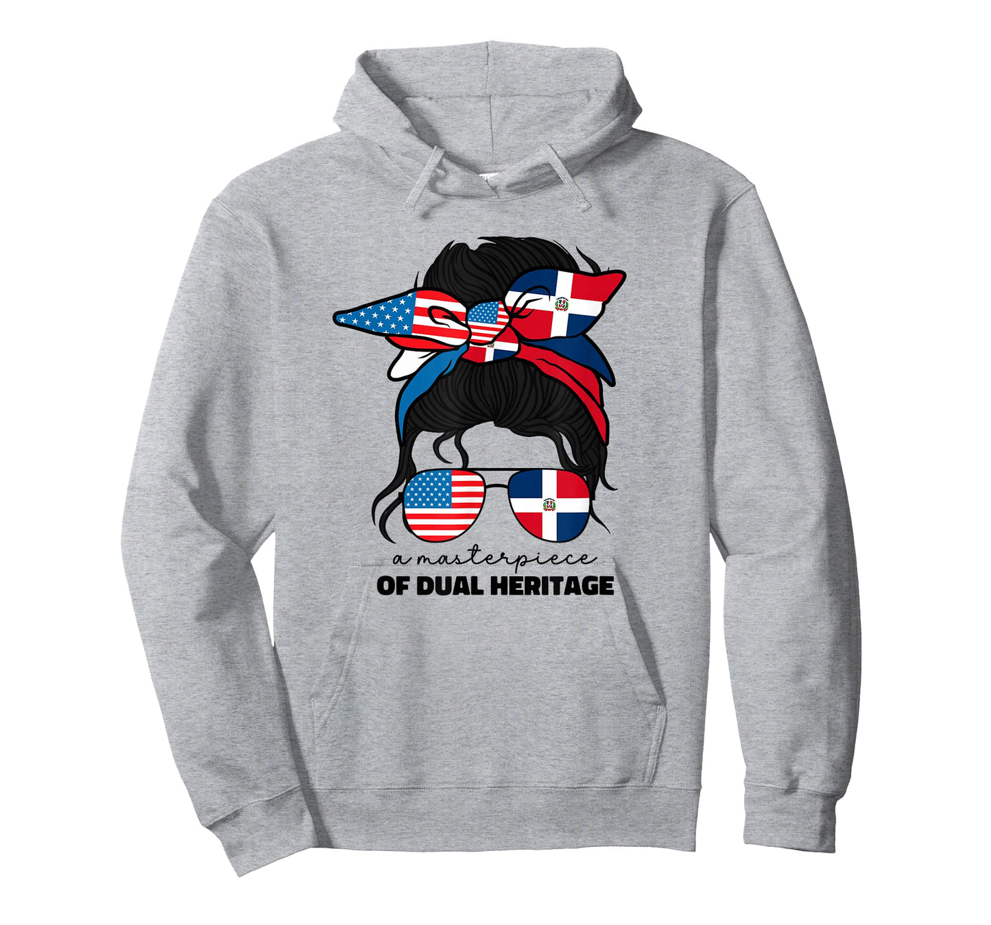 Half Dominican American Dominicana Republic Flag Girl Women T-Shirt