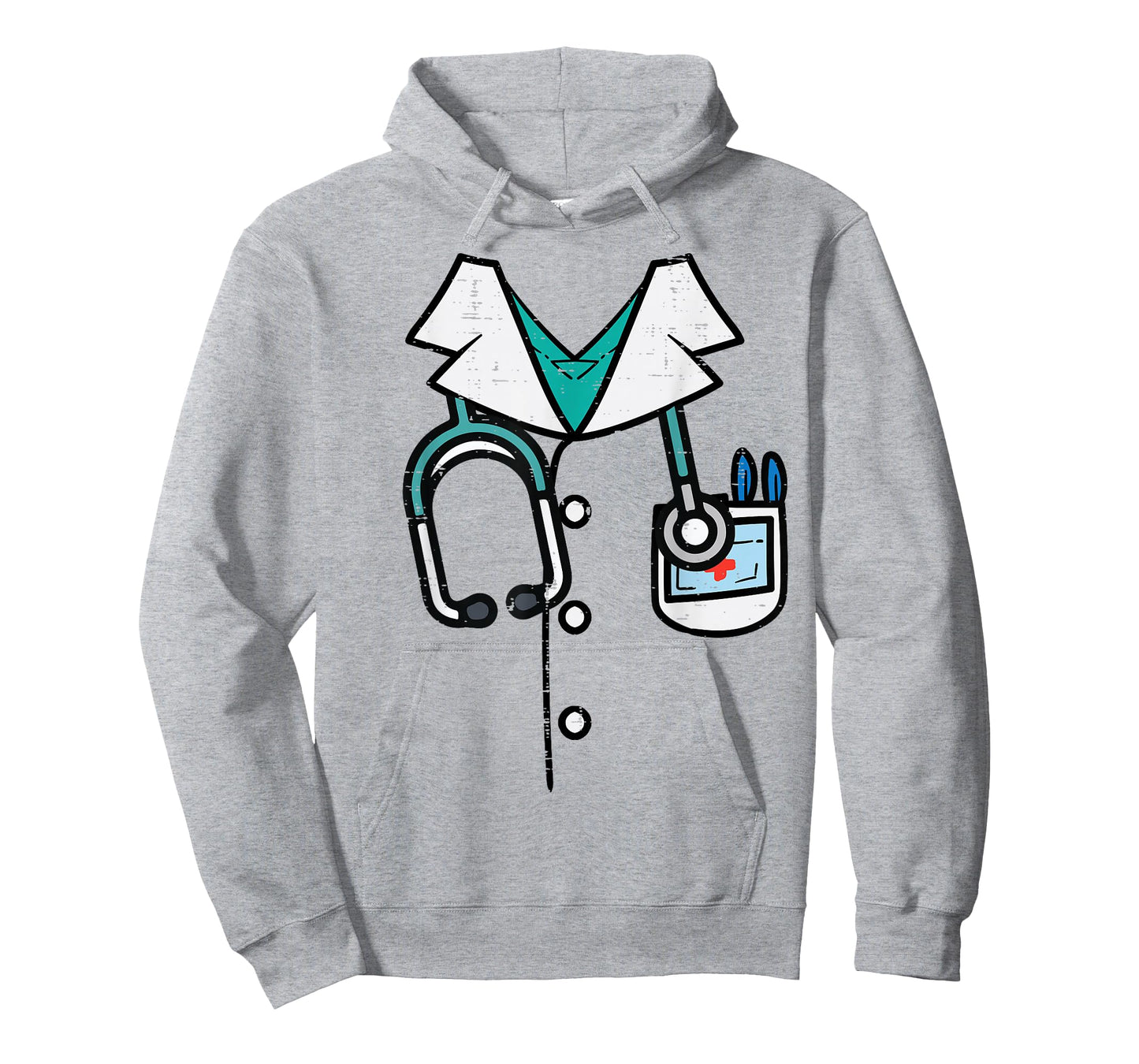 Doctor Costume Lab Coat Halloween Medical Men Women Kids T-Shirt