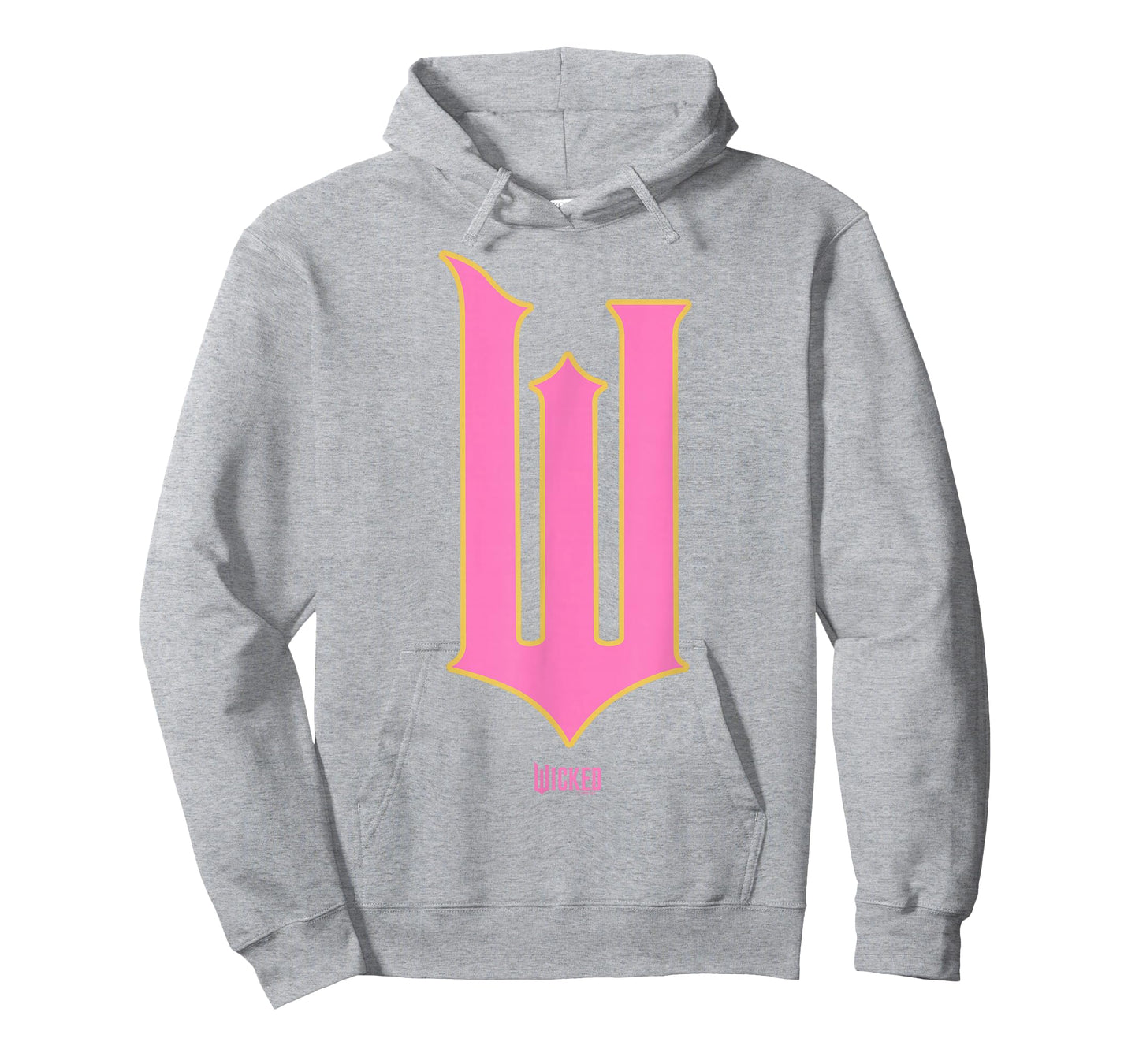 Wicked Movie W Logo Pink Goes Good with Green T-Shirt