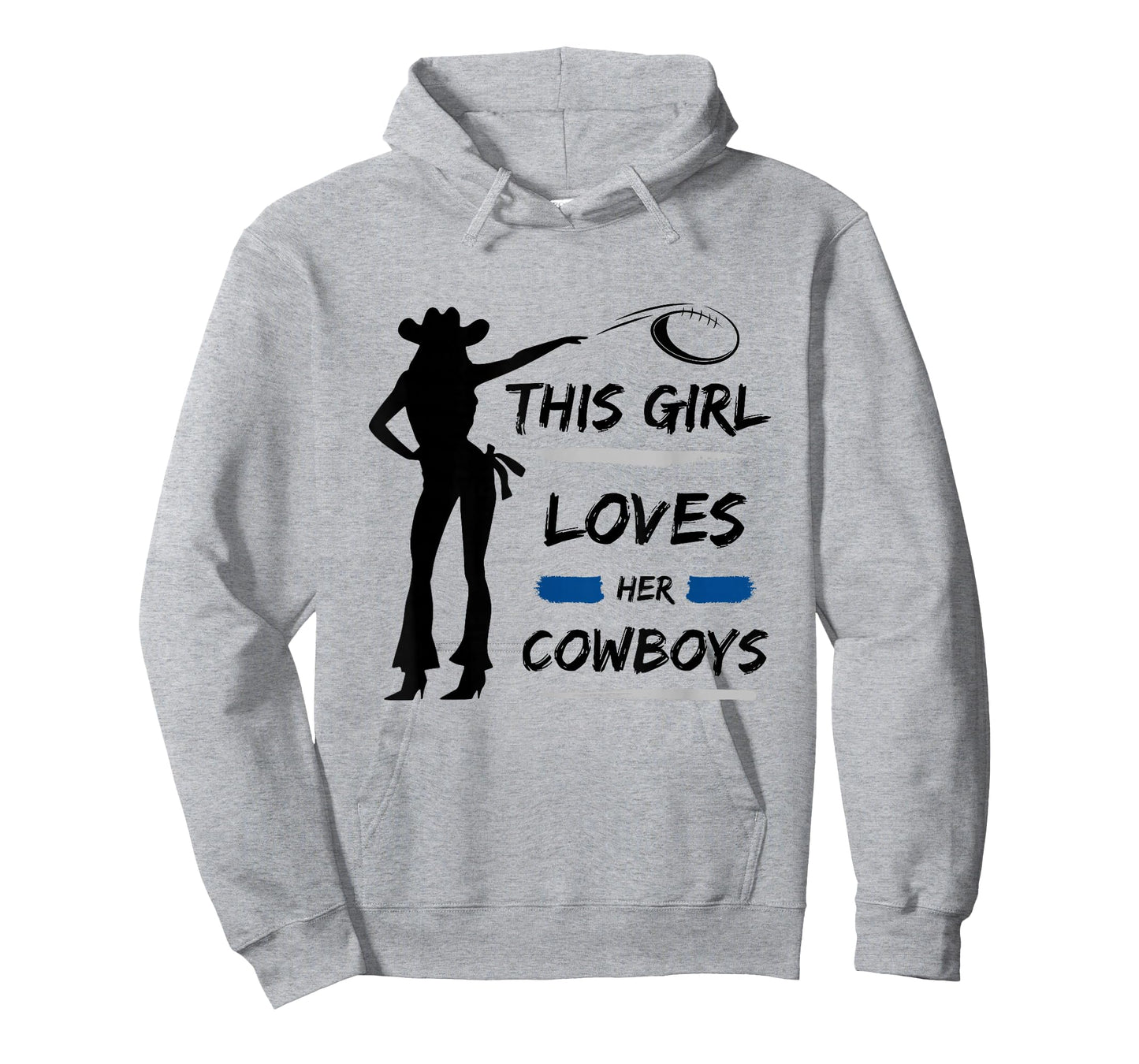 This Girl Loves Her Cowboy Cute Texas Dallas Cheerleader T-Shirt
