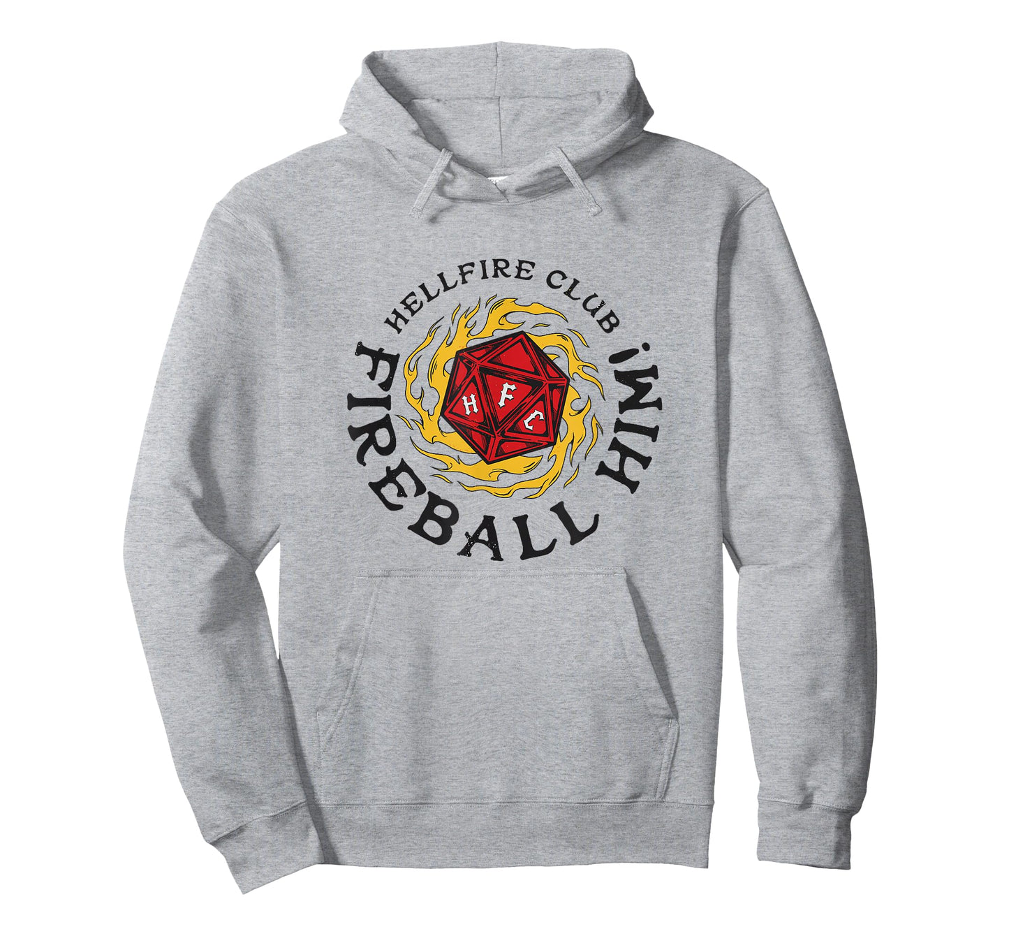 Stranger Things Hellfire Club Fireball Him! Rolling Die T-Shirt