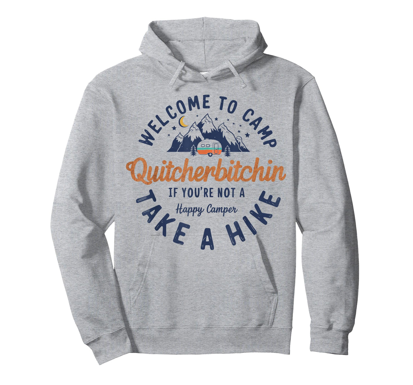 Welcome To Camp Quitcherbitchin Funny Vintage T-Shirt