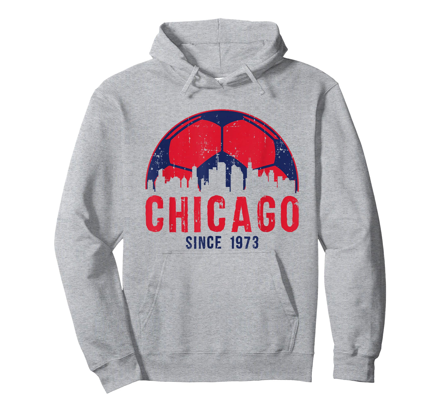 Chicago Skyline Soccer FC Futbol Illinois T-Shirt
