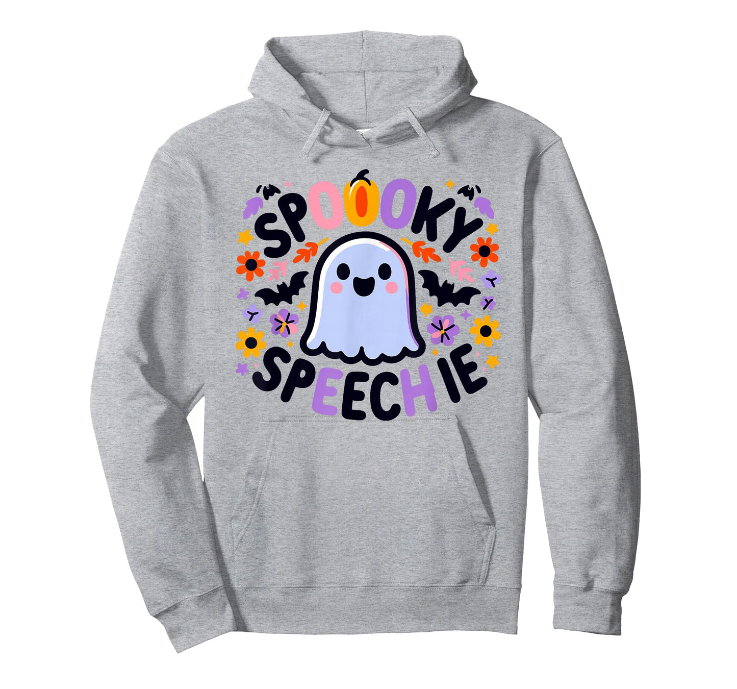 SLP Halloween Speech Therapy Spooky Ghost Speech Therapist T-Shirt