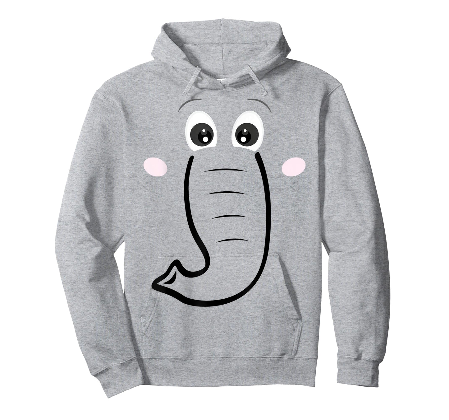 Elephant Face, Cartoon Style, Easy Halloween Costume T-Shirt