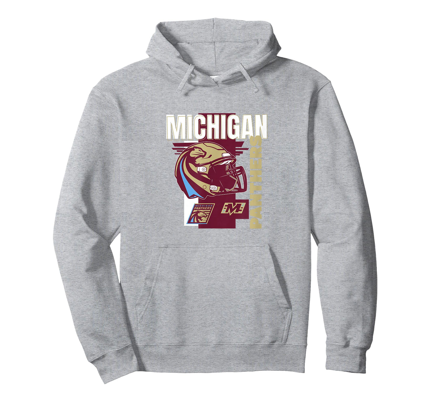 Michigan Panthers: Helmet Frame T-Shirt