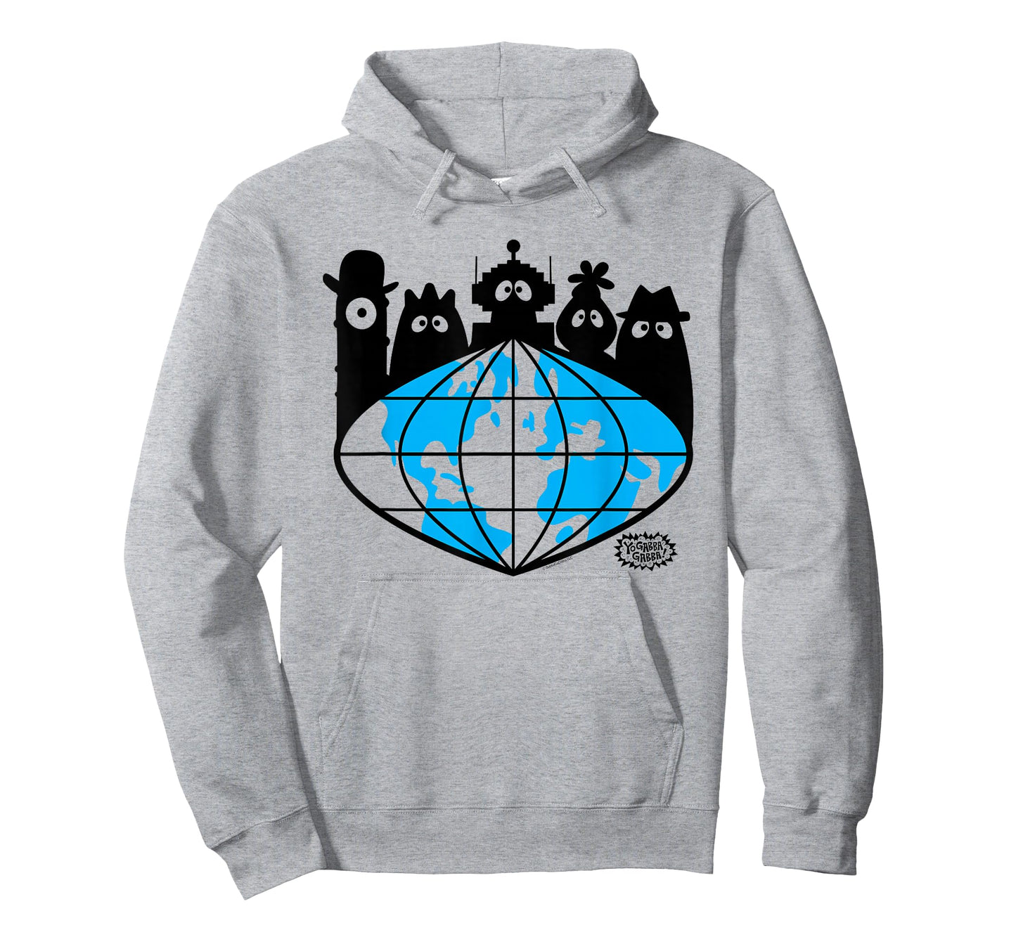 Yo Gabba Gabba! Global Logo with Silhouettes TV Show T-Shirt