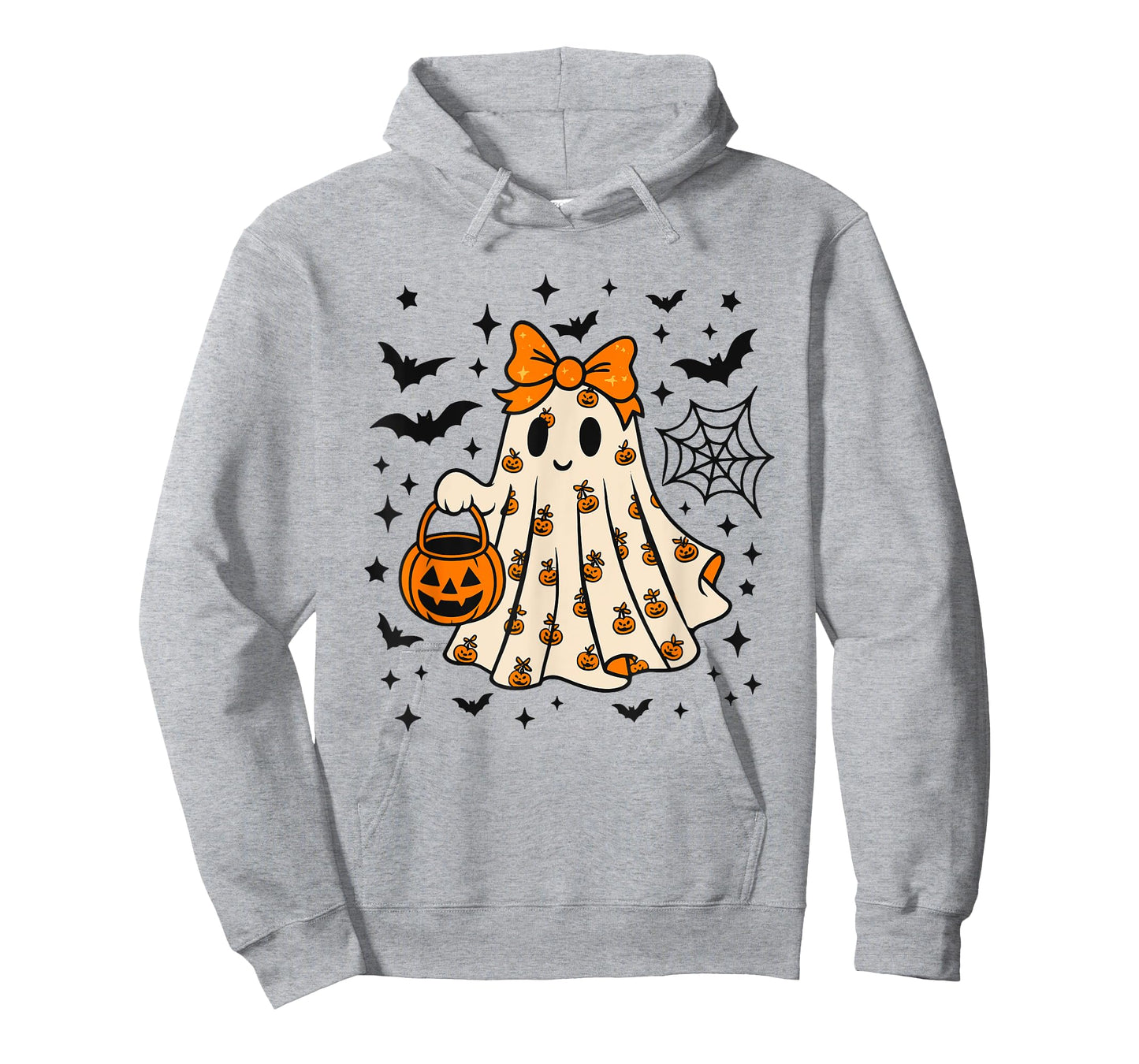 Cute Halloween Ghost with Pumpkin T-Shirt
