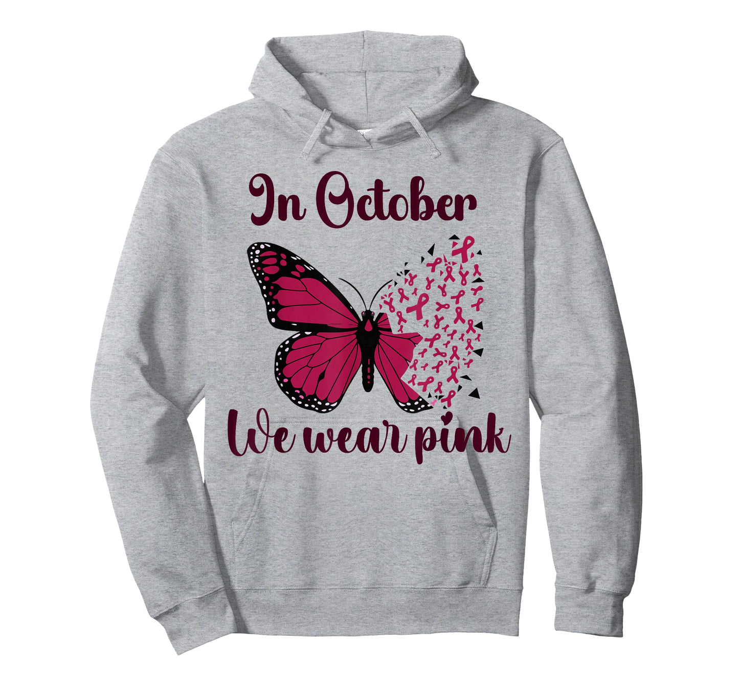 Halloween In October We Wear Pink Breast Cancer Awareness T-Shirt
