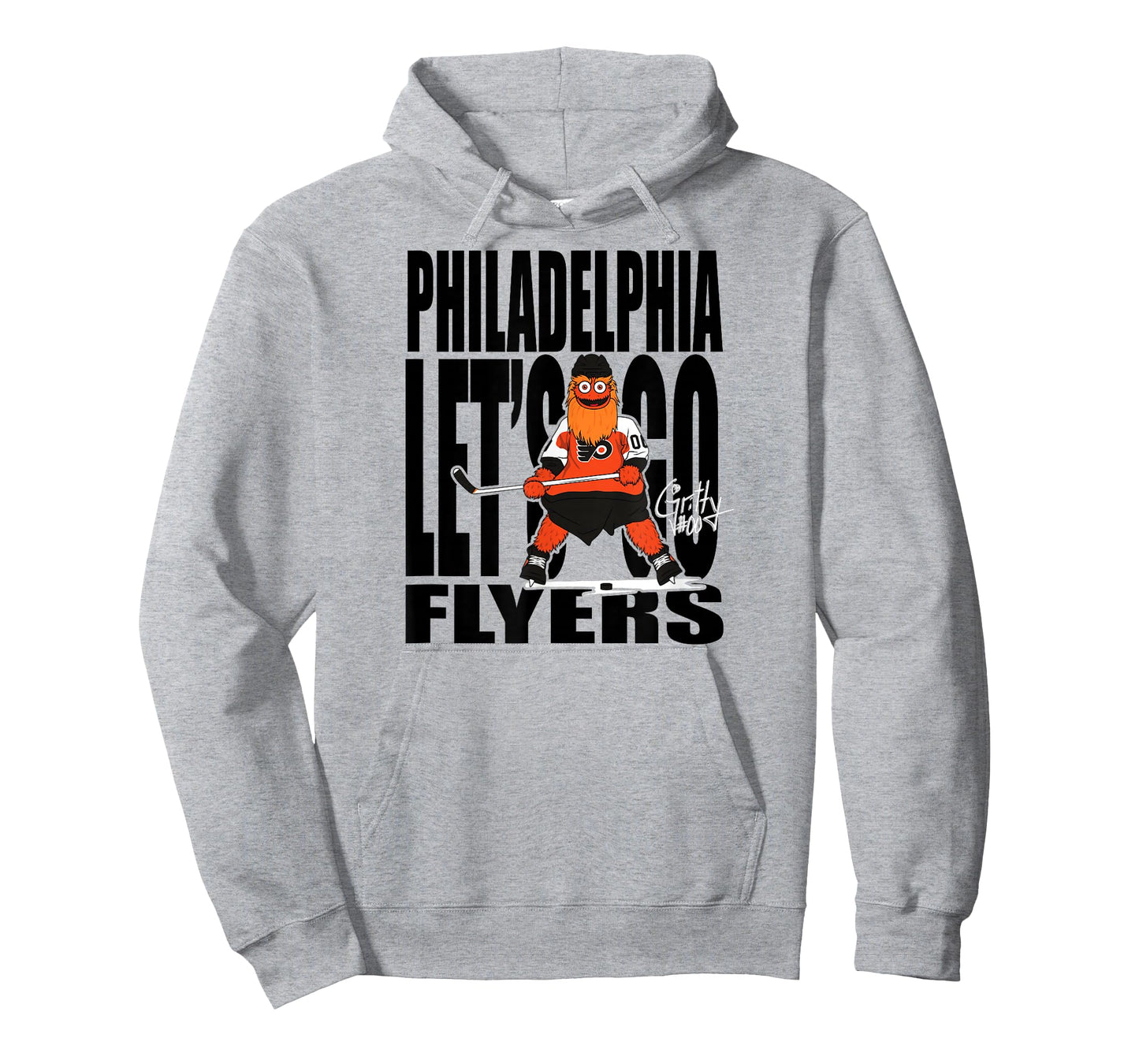 Philadelphia Flyers Gritty Mascot Let's Go NHL Licensed T-Shirt