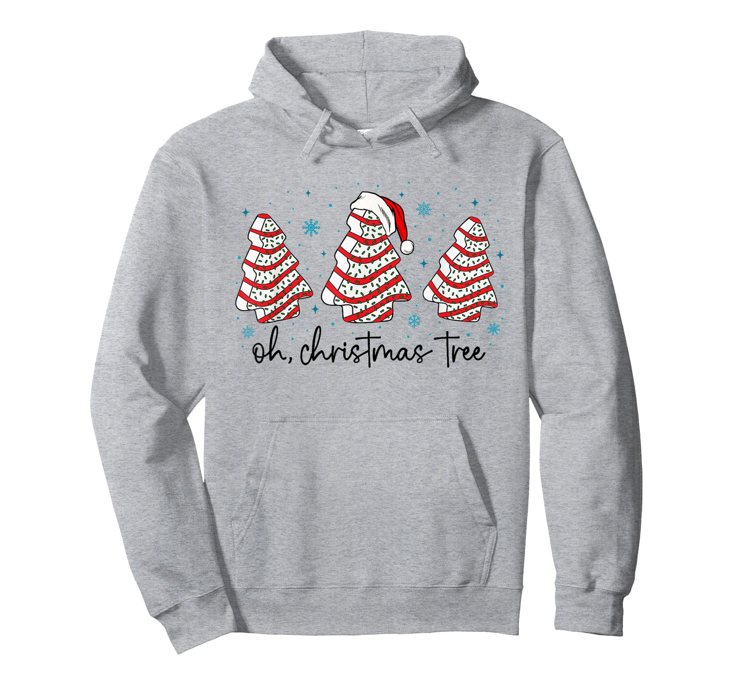 Oh Christmas Tree Cakes Debbie Becky Jen Cake Lovers Xmas T-Shirt