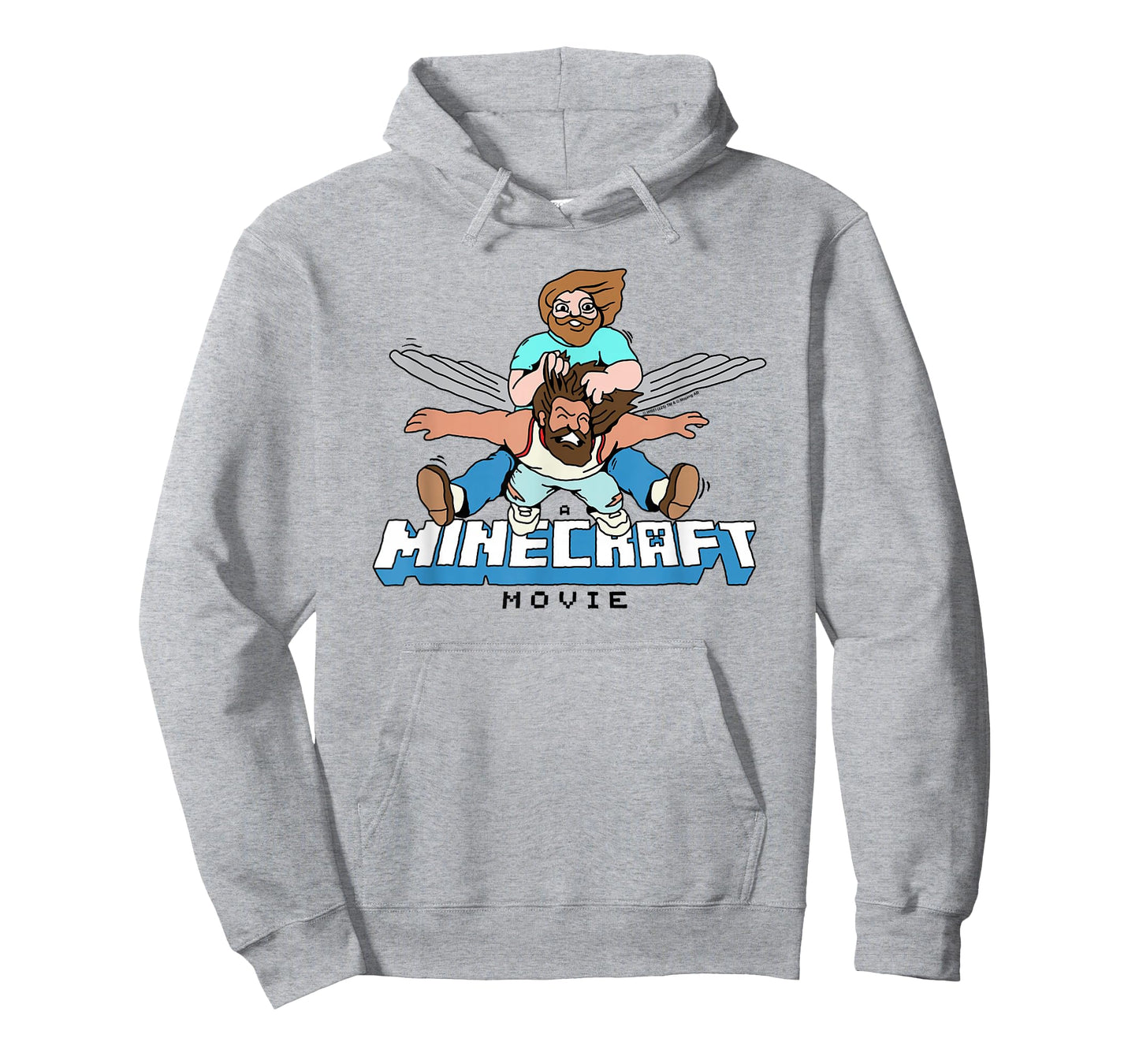A Minecraft Movie Steve And Garret Flying Using Elytras T-Shirt