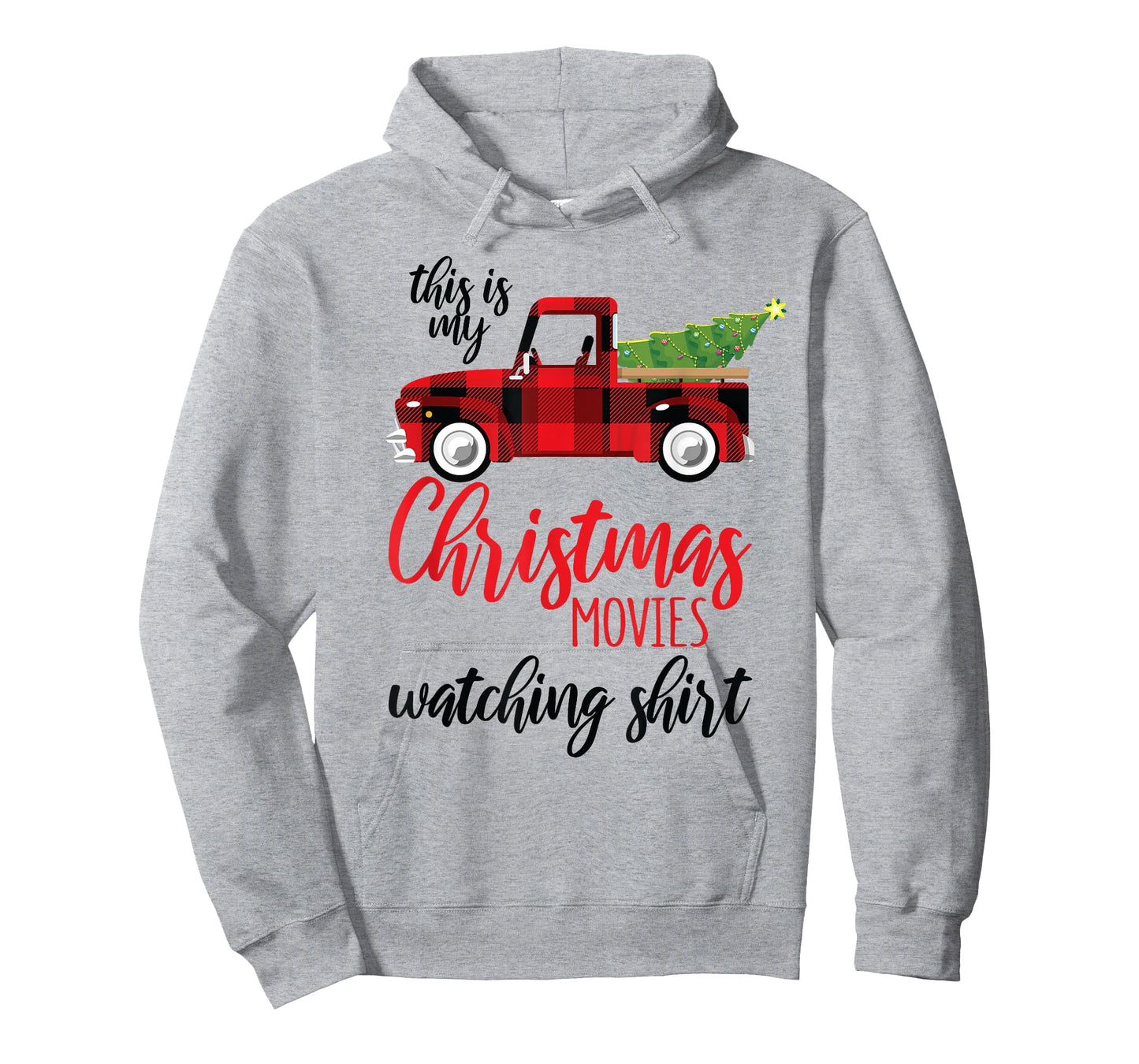 Christmas Movie Watching Shirt Xmas Movies Red Truck T-Shirt