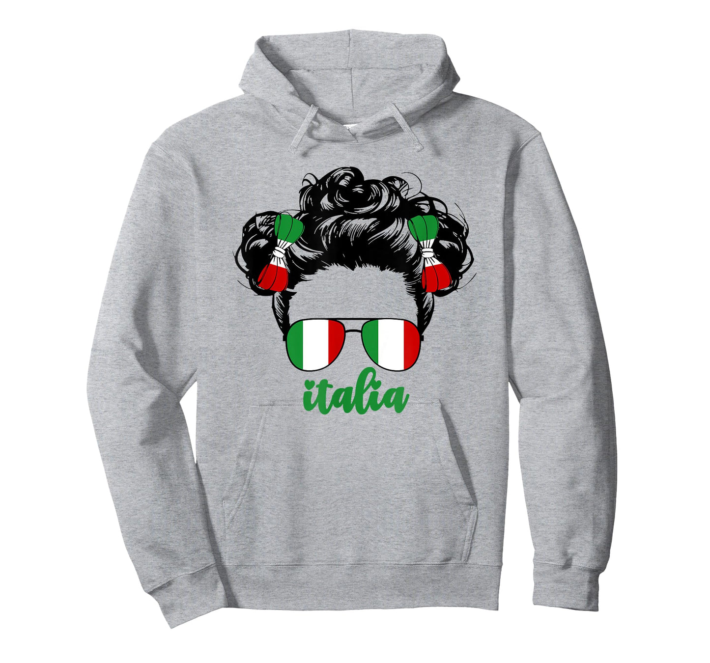 Cute Italian Girl For Kids Pride Italia Italy Flag Girls T-Shirt