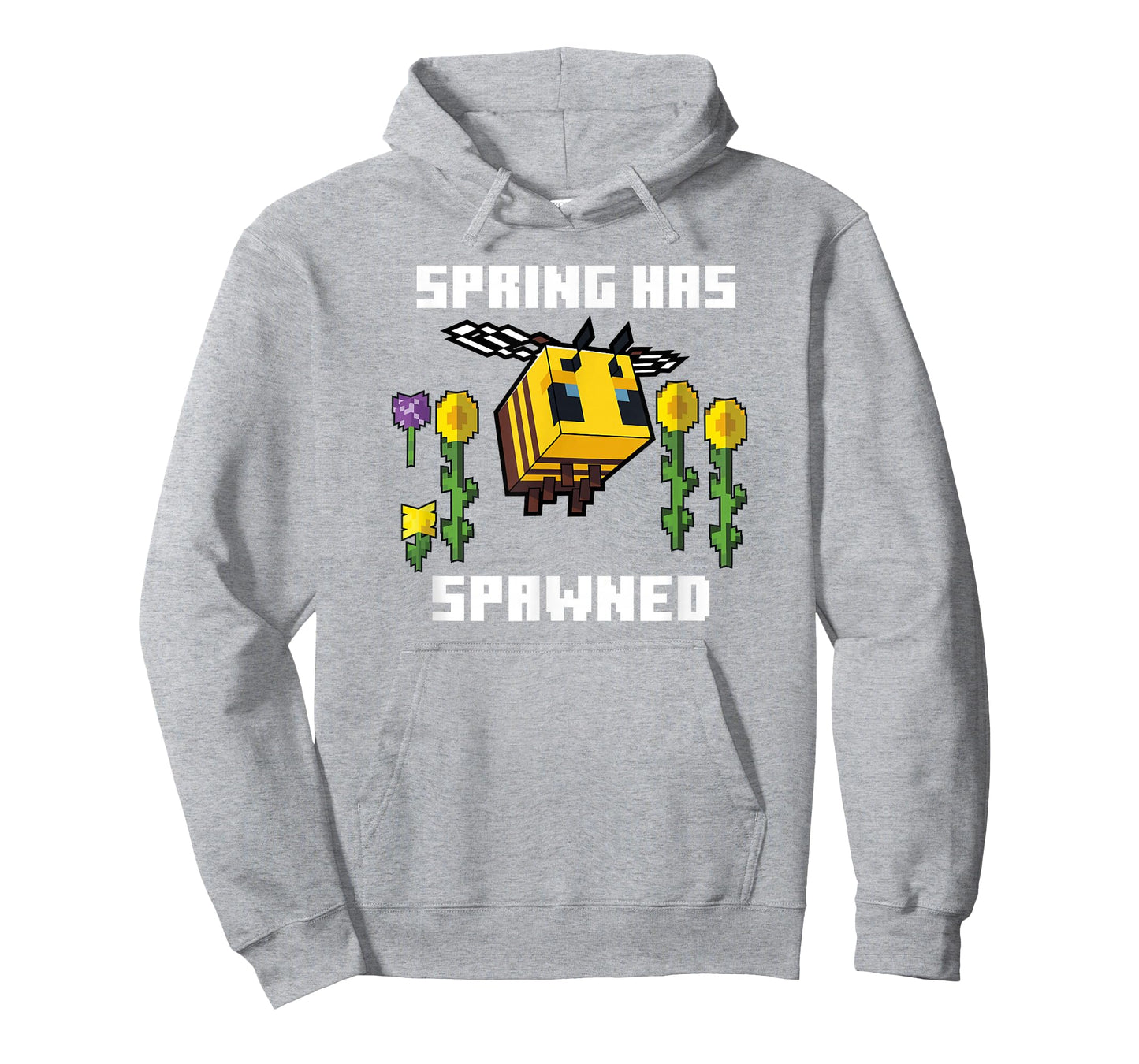 Minecraft Bee Spring Has Spawned Graphic Blocks T-Shirt