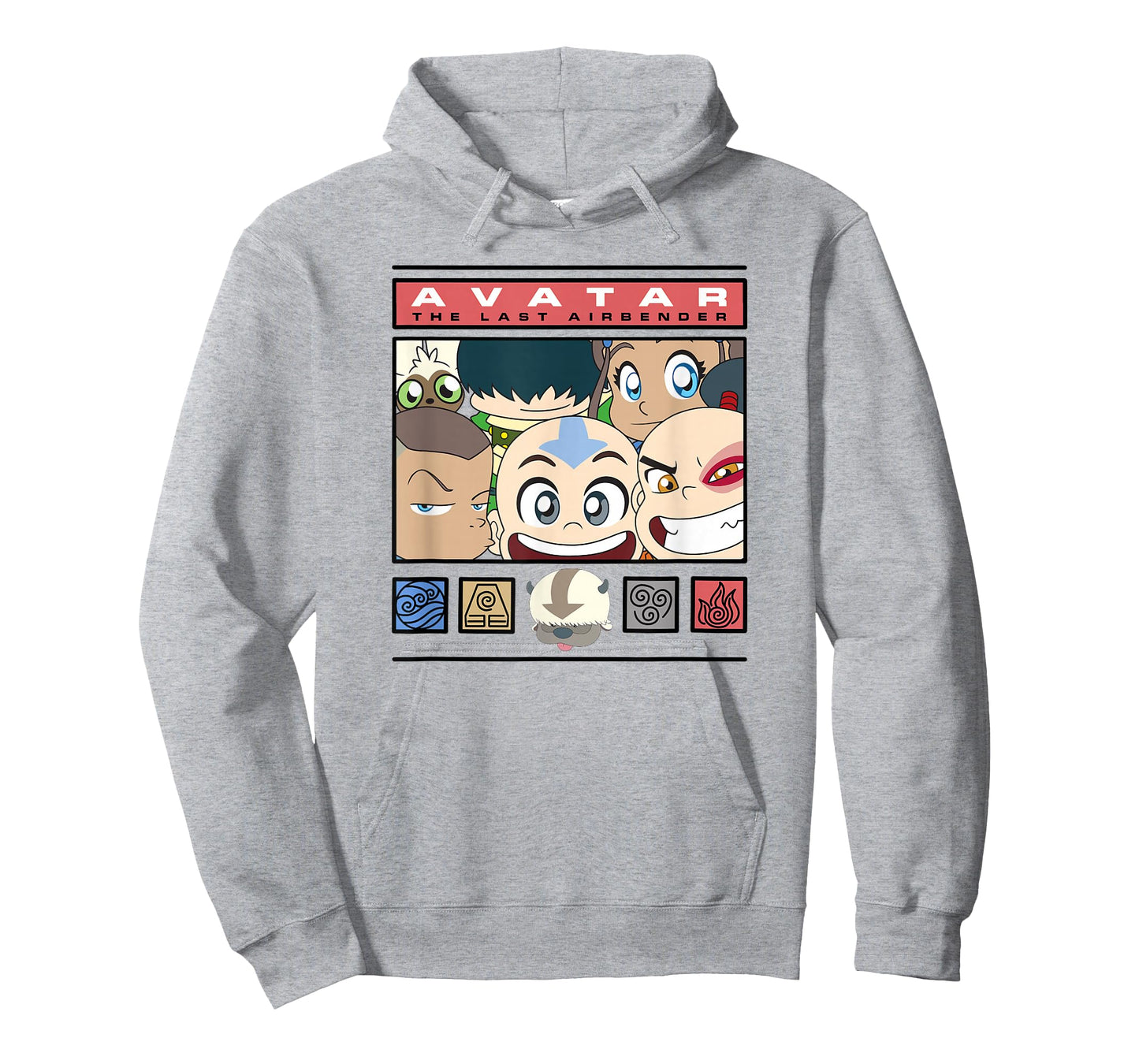 Avatar: The Last Airbender Group Chibi Photo Frame T-Shirt
