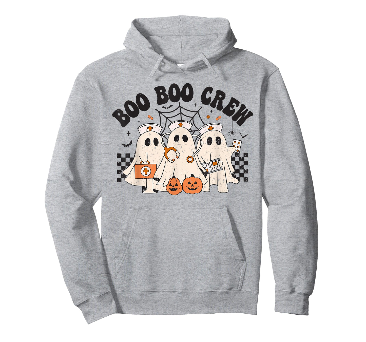 Boo Boo Crew Nurse Funny Ghost Women Halloween Nurse T-Shirt