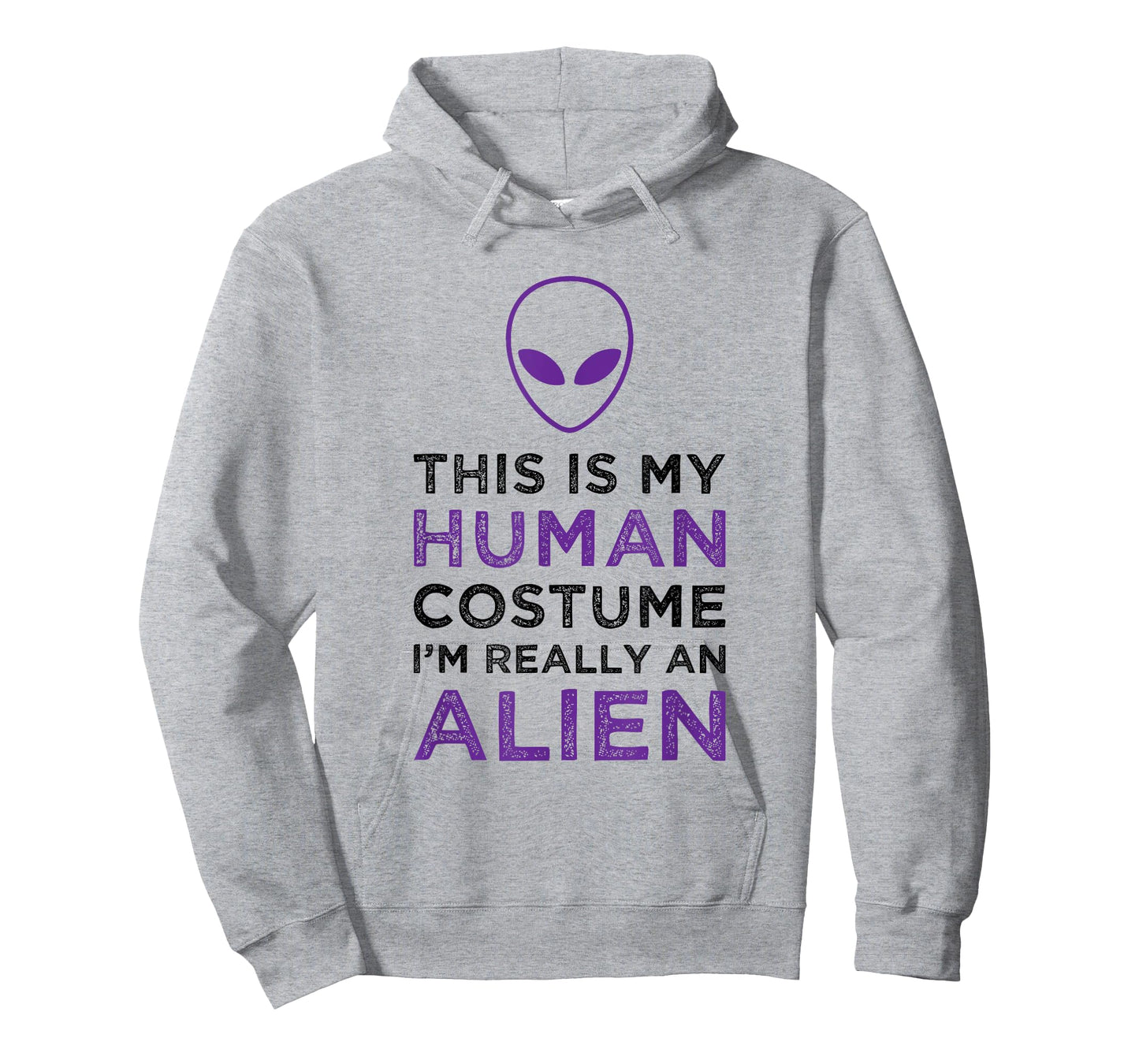 This Is My Human Costume I'm Really An Alien Funny Halloween T-Shirt