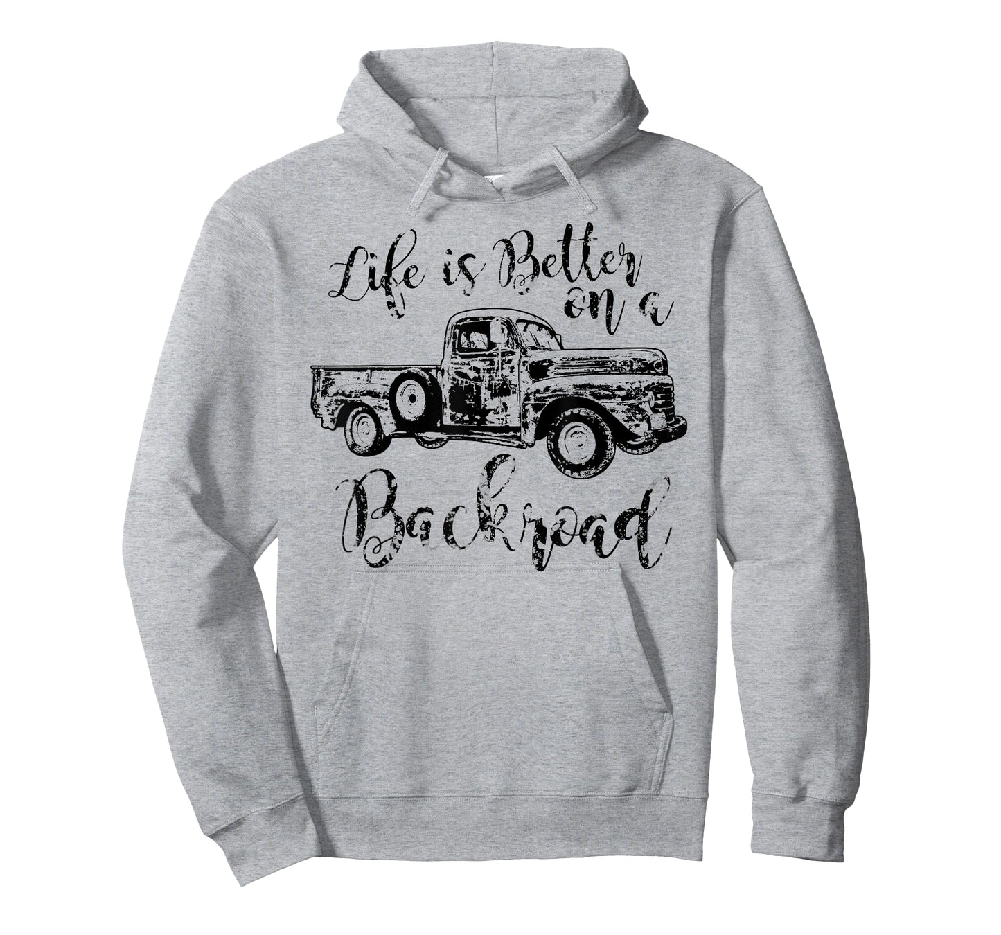 Life is better on a backroad country southern woman Vintage T-Shirt