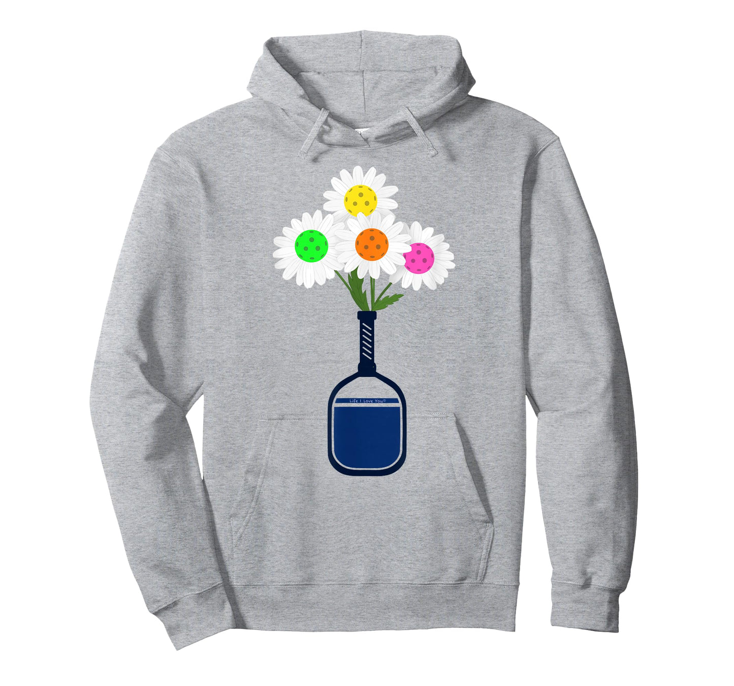 Pretty Pickleball Flowers in Paddle Vase - Pickleball T-Shirt