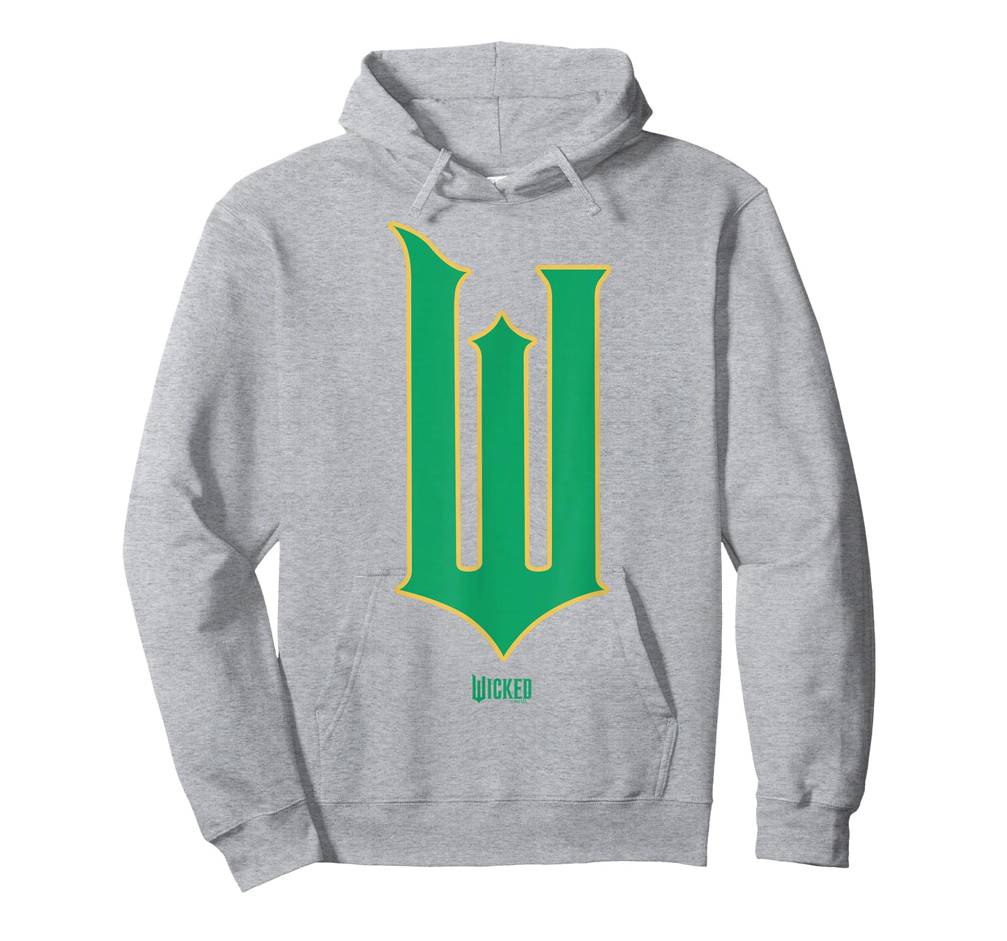 Wicked Movie W Logo Green Goes Good with Pink T-Shirt