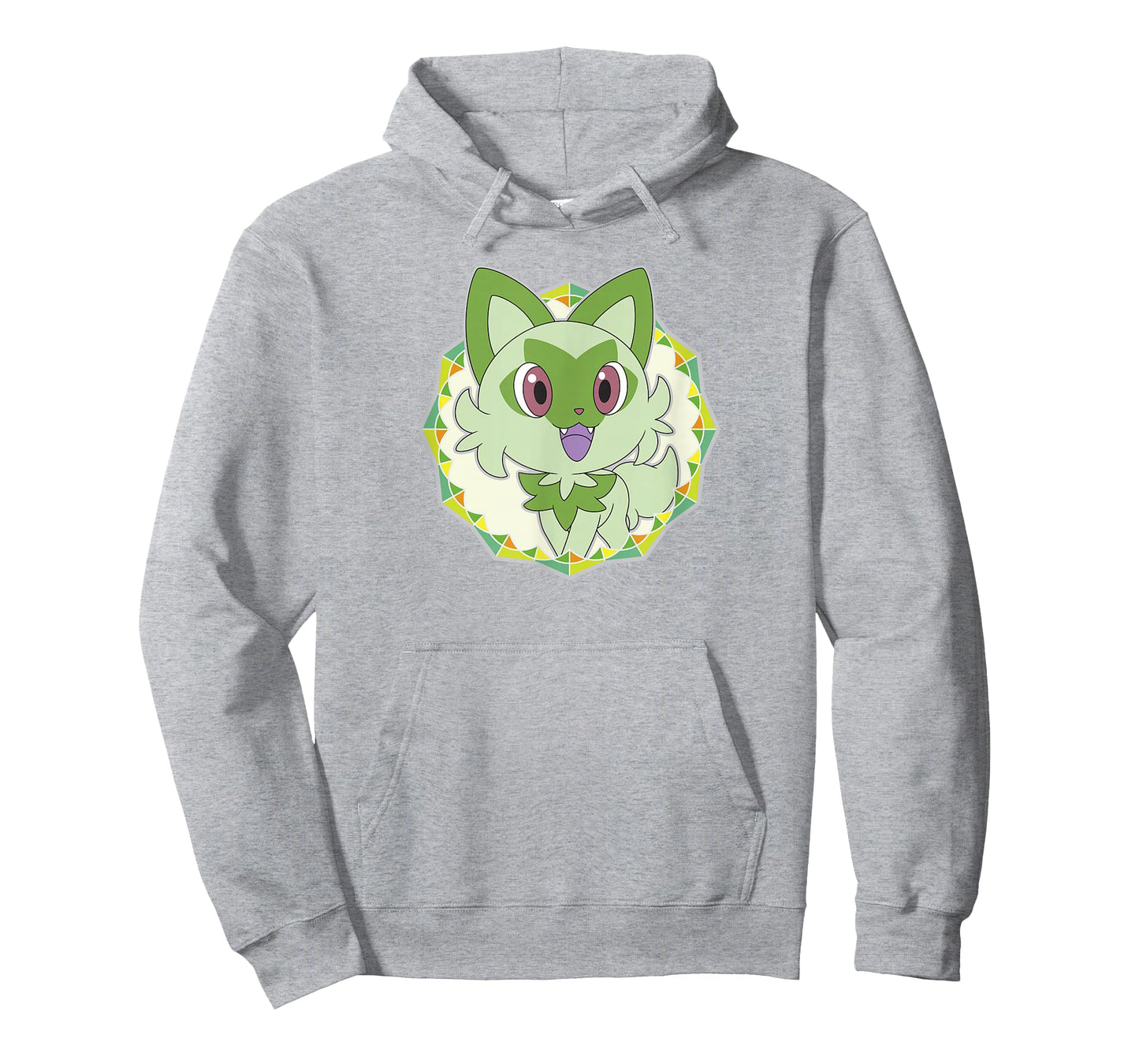 Pokémon Sprigatito Sparkle Geometric Portrait Icon T-Shirt