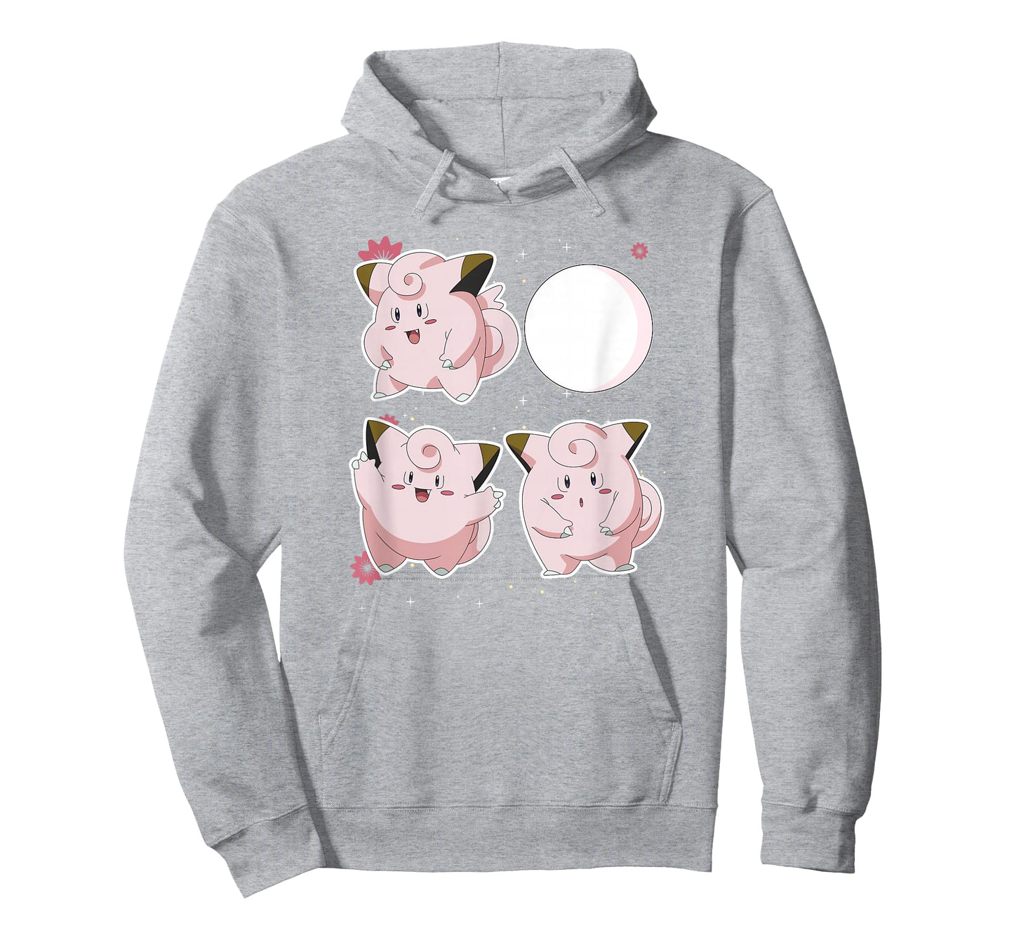Pokémon Clefairy Moonlight Dance Cute Friends T-Shirt