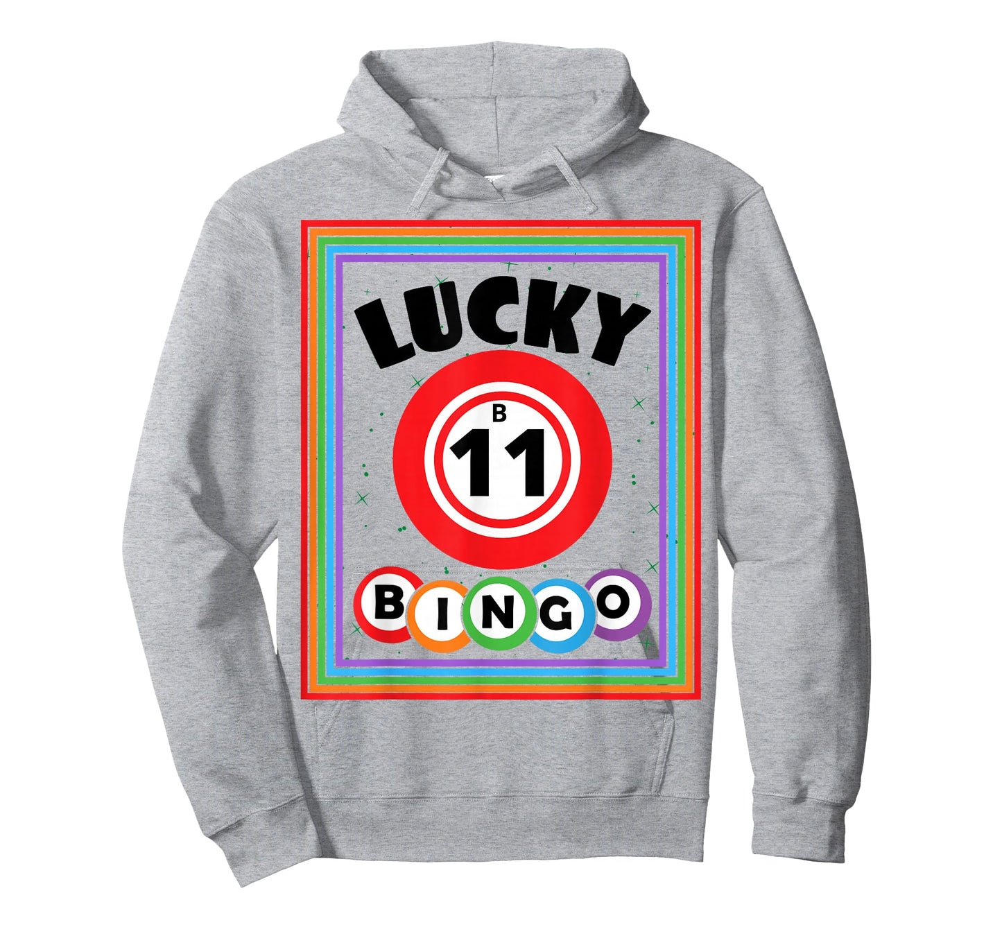 Lucky Bingo Number B11 Lucky Bingo Ball Bingo Lover T-Shirt