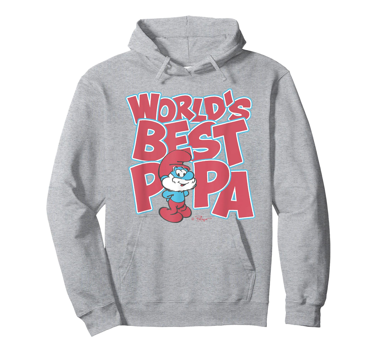 The Smurfs Proud Papa Father's Day Cartoon T-Shirt