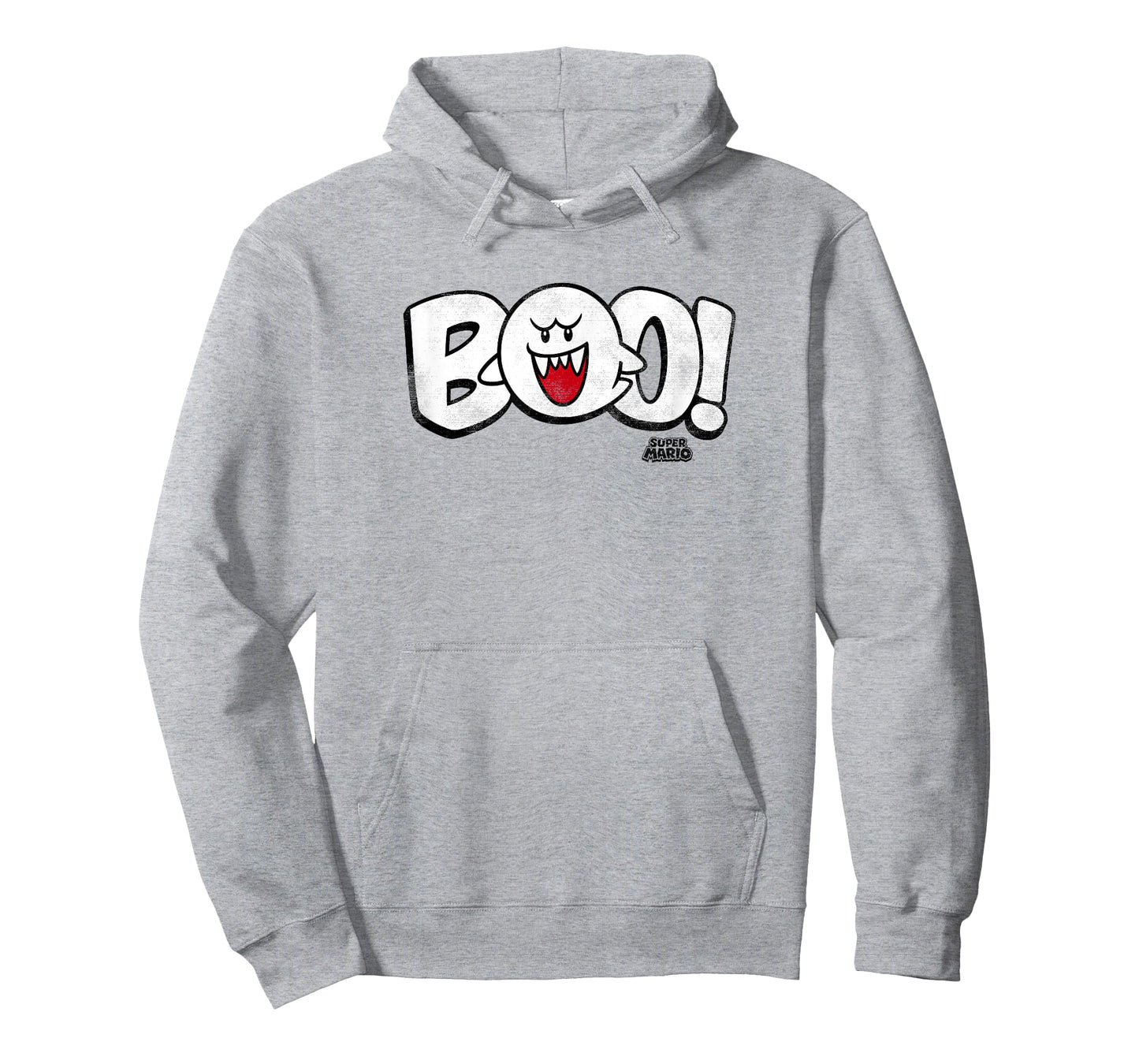 Super Mario Bros Halloween Boo Spooky Vintage Nintendo Logo T-Shirt
