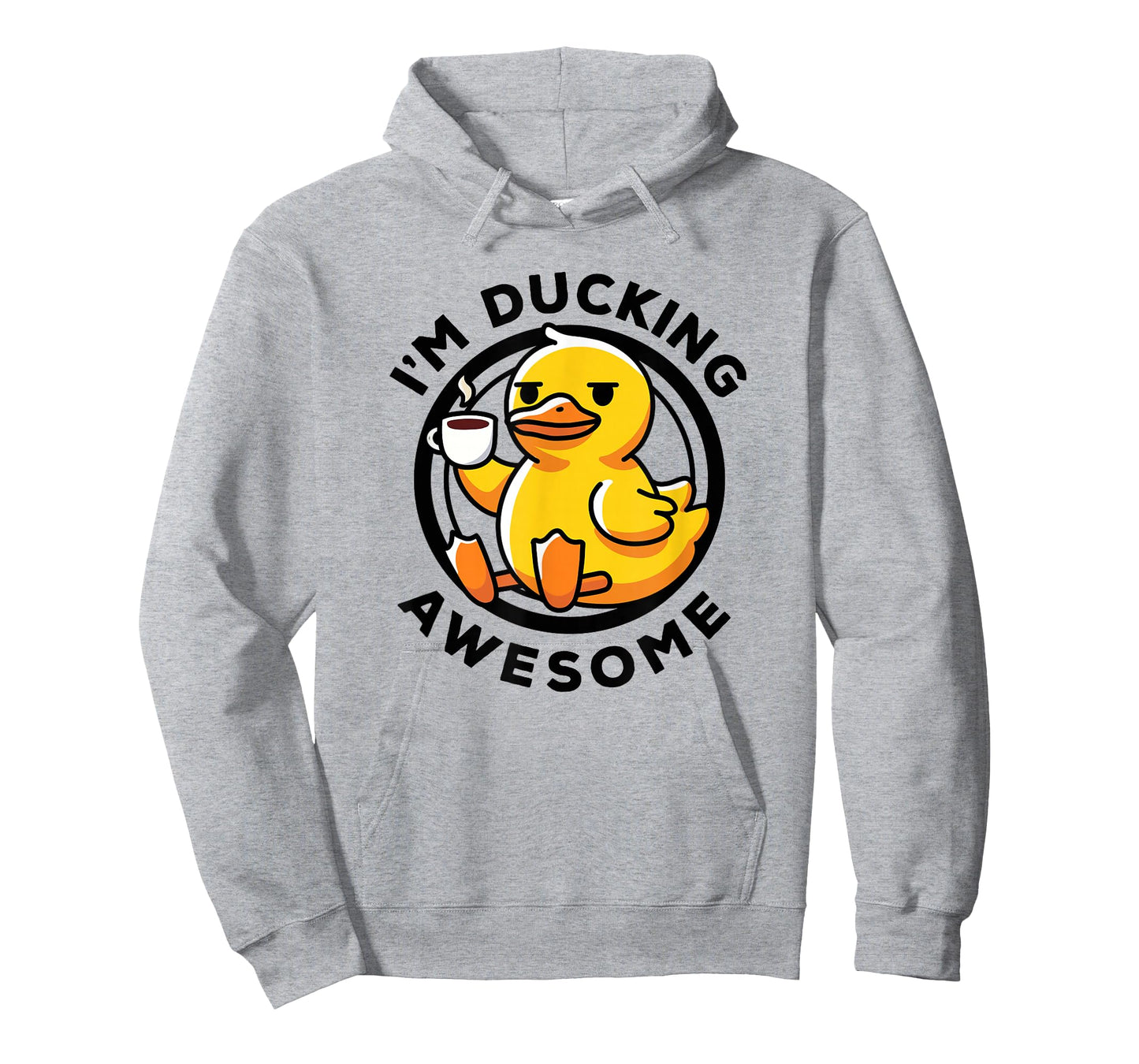 I'm Ducking Awesome I Love Duck Lovers Funny Rubber Duck T-Shirt