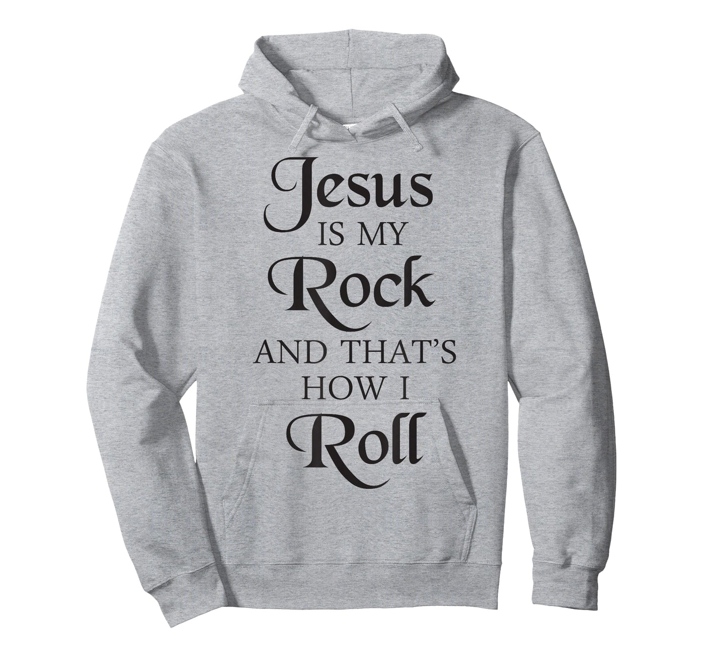 Jesus Is My Rock And That's How I Roll T-Shirt | Christ Size T-Shirt