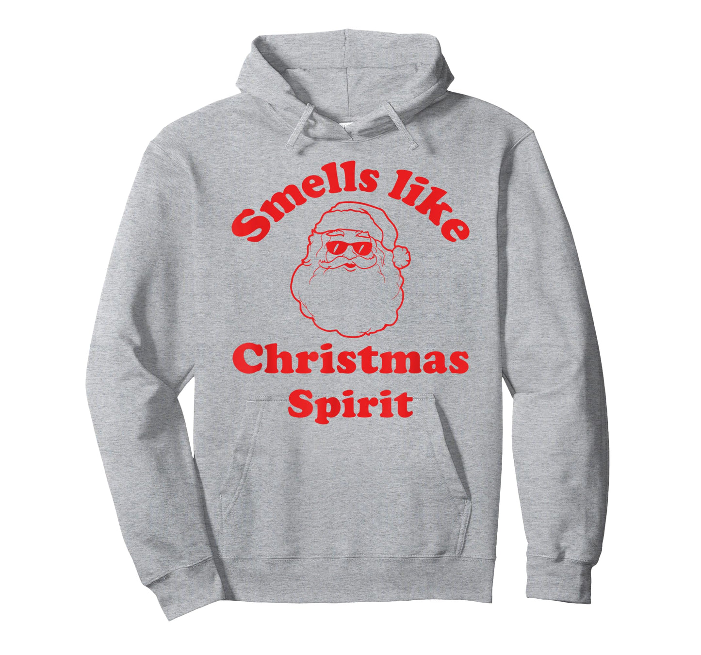 smells like christmas spirit funny santa claus face T-Shirt