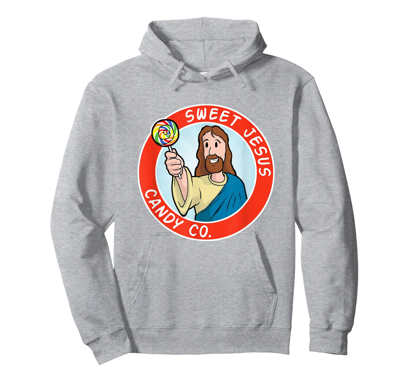Sweet Jesus Candy Co. Christ Lollipop Parody Logo T-Shirt