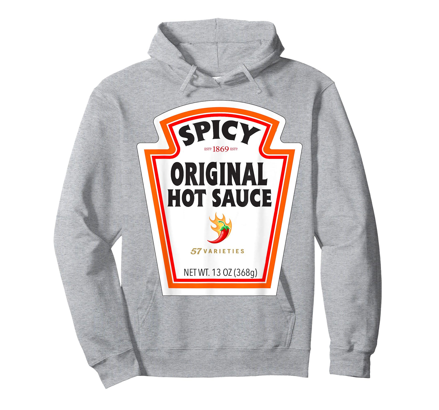 Halloween Matching Costume Spicy Chili Sauce Bottle Label T-Shirt