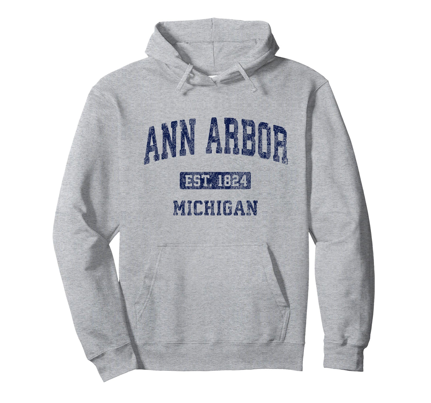 Ann Arbor Michigan Vintage Athletic Sports Design T-Shirt