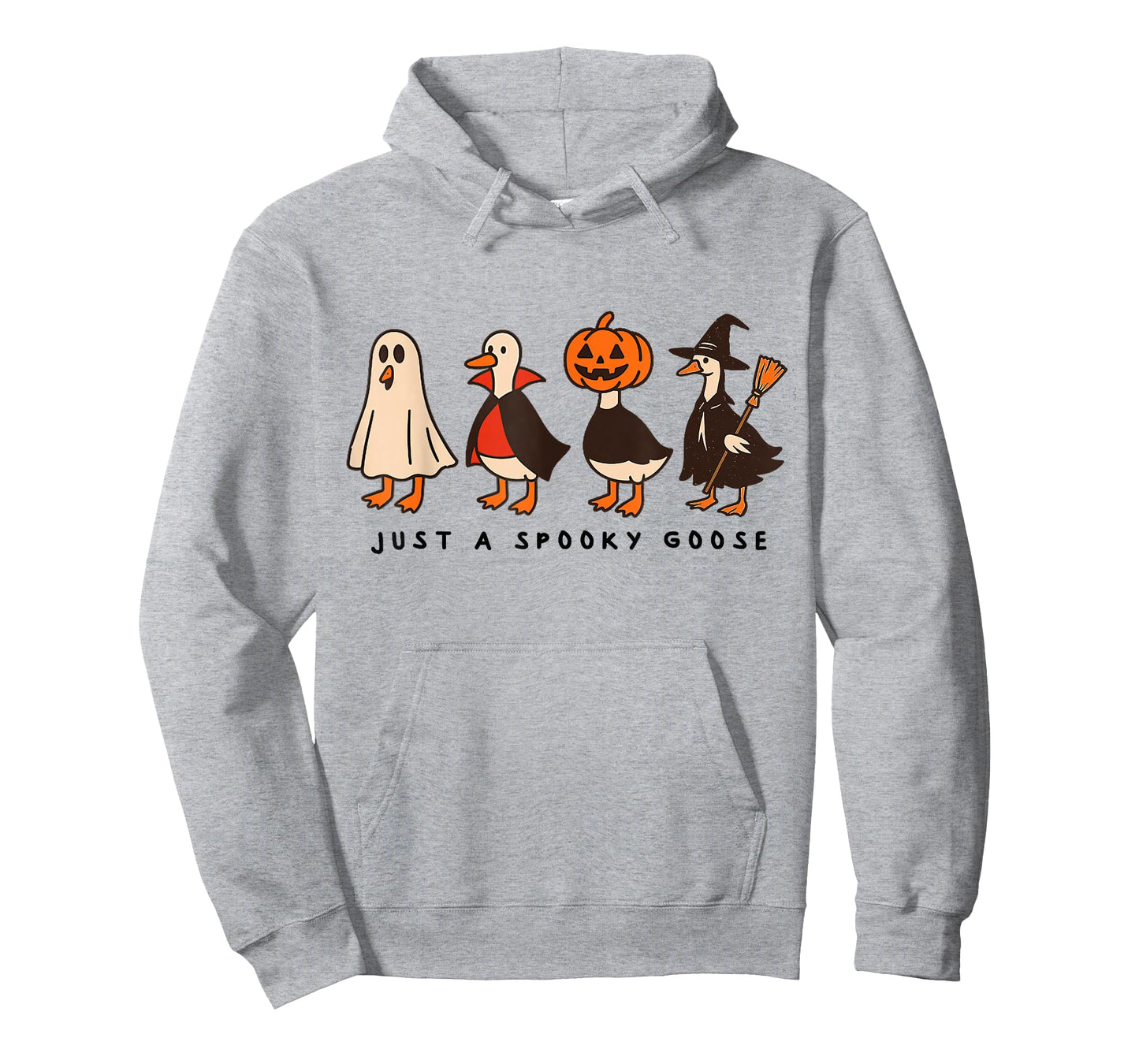 Just A Spooky Goose Halloween Silly Goose Funny Halloween T-Shirt