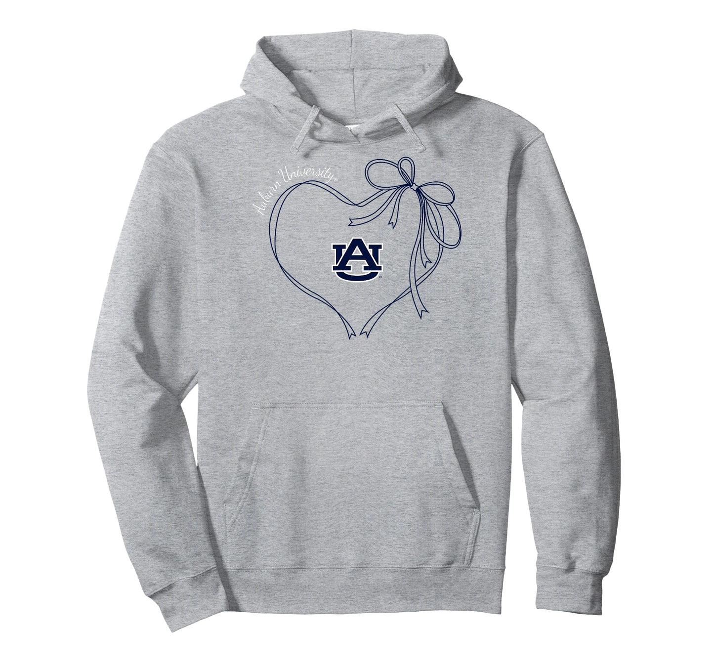 Auburn Tigers Bow Heart Orange Officially Licensed T-Shirt