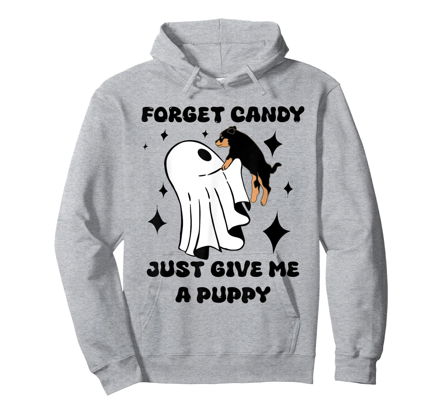 Forget Candy Give Me a Puppy | Funny Dog and Halloween Lover T-Shirt