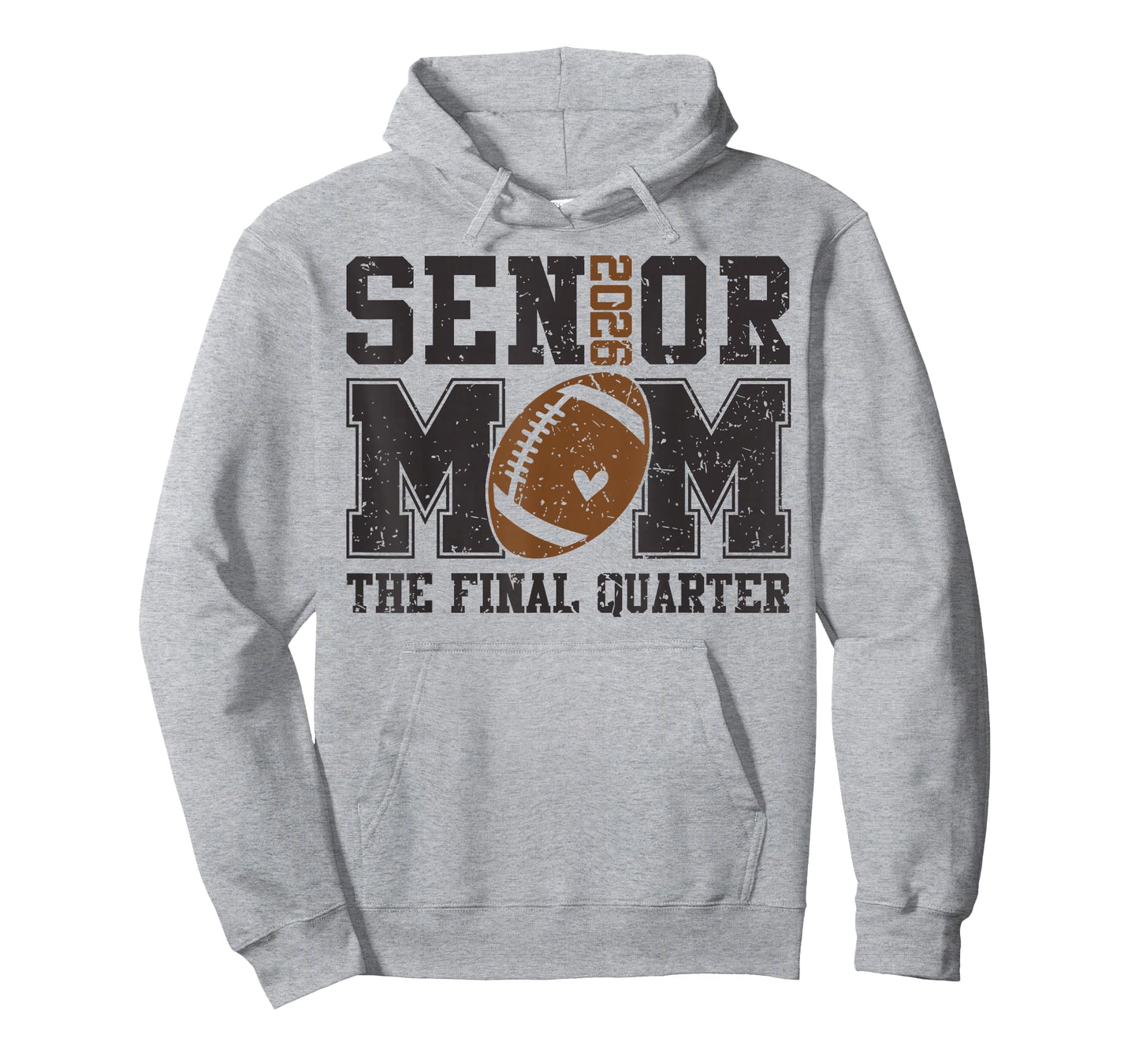 Senior Football Mom Football Mama Game Day Class of 2026 T-Shirt
