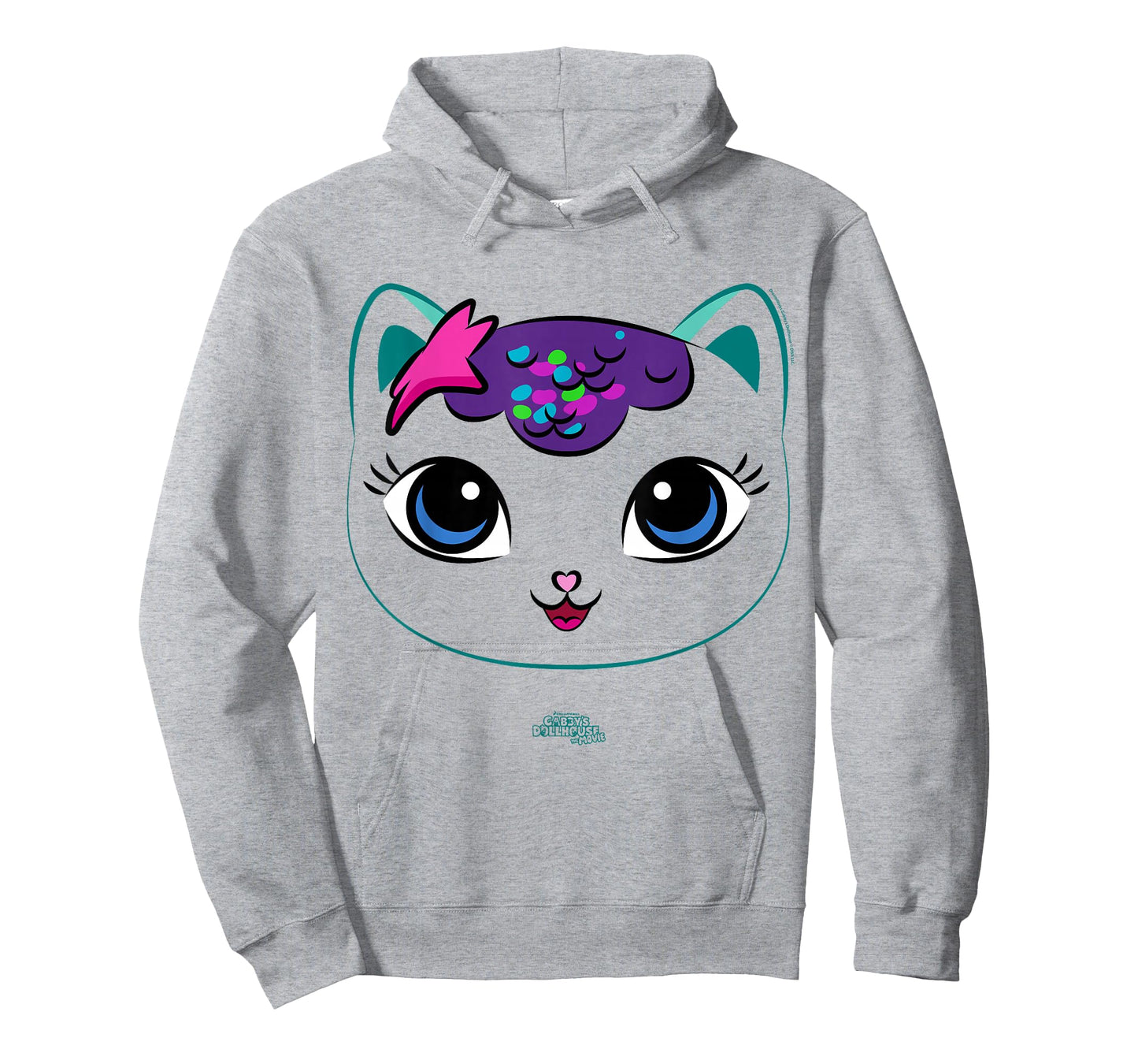 DreamWorks Gabby’s Dollhouse Mercat Big Face T-Shirt