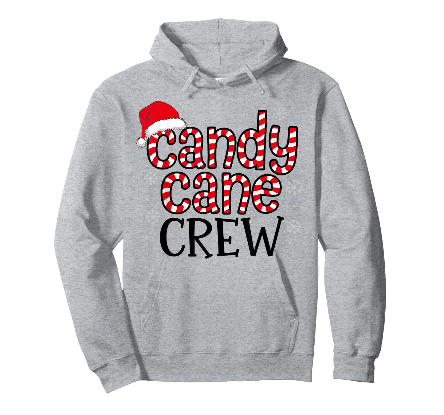 Candy Cane Crew Christmas Squad Xmas Family Matching Santa T-Shirt