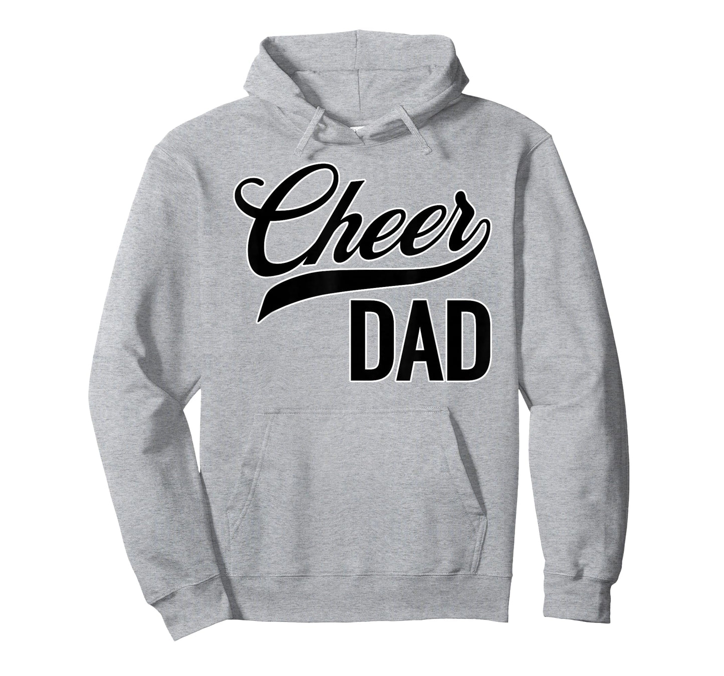 Cheer Dad Red and Black White Cheerleading Matching Parents T-Shirt