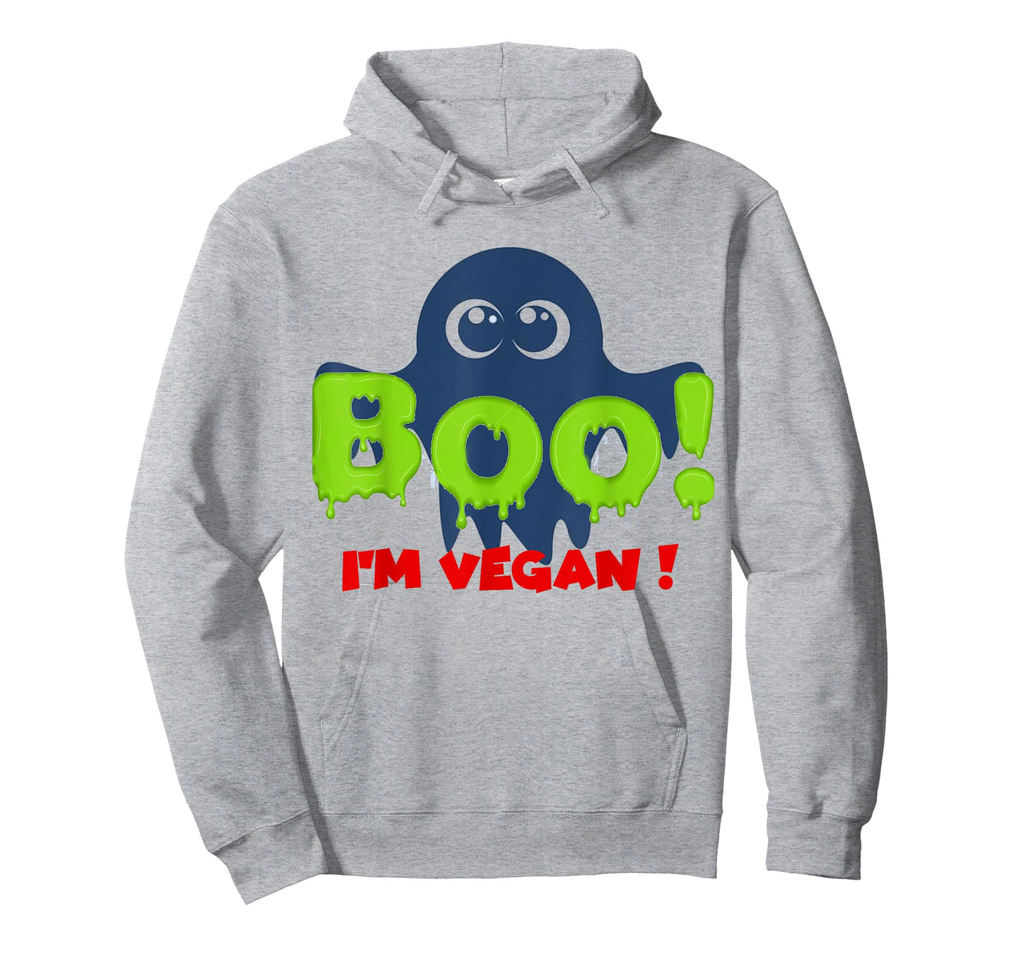 Boo I'm Vegan! Halloween Costume - Funny Vegan Ghost Gift T-Shirt